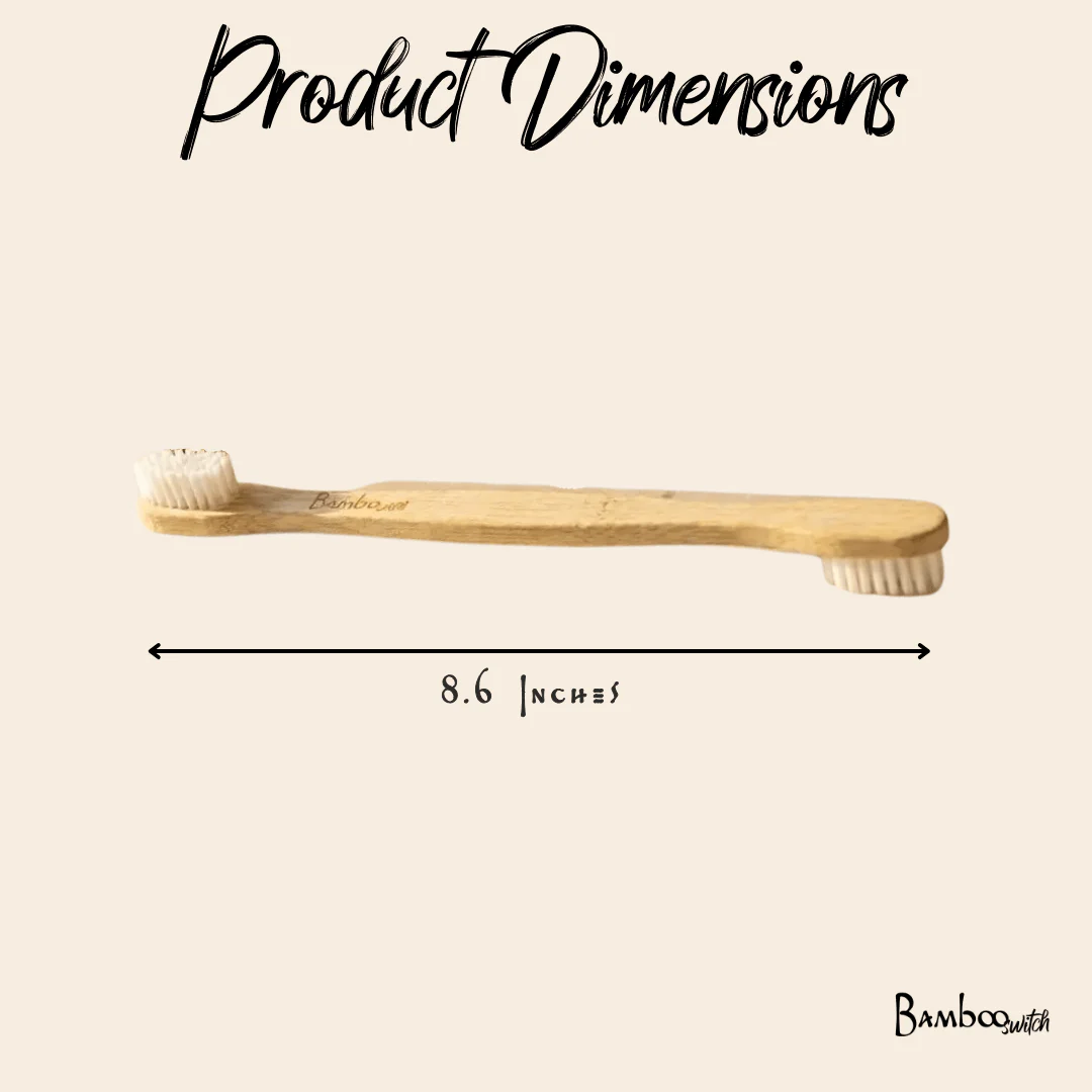 Bamboo Dog Toothbrush | Double-Sided - Image 5