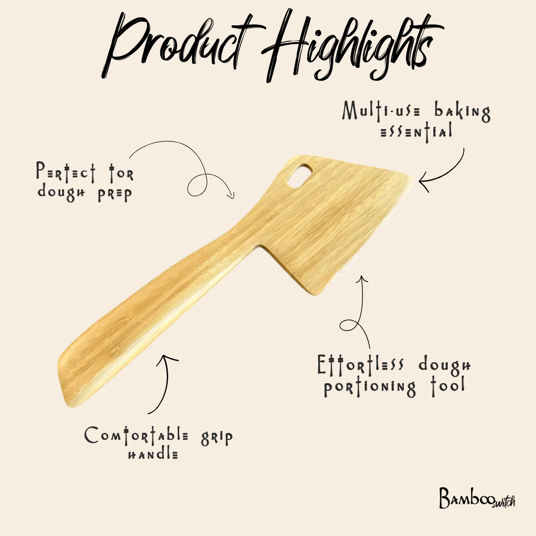 Bamboo Dough Scraper - Image 3