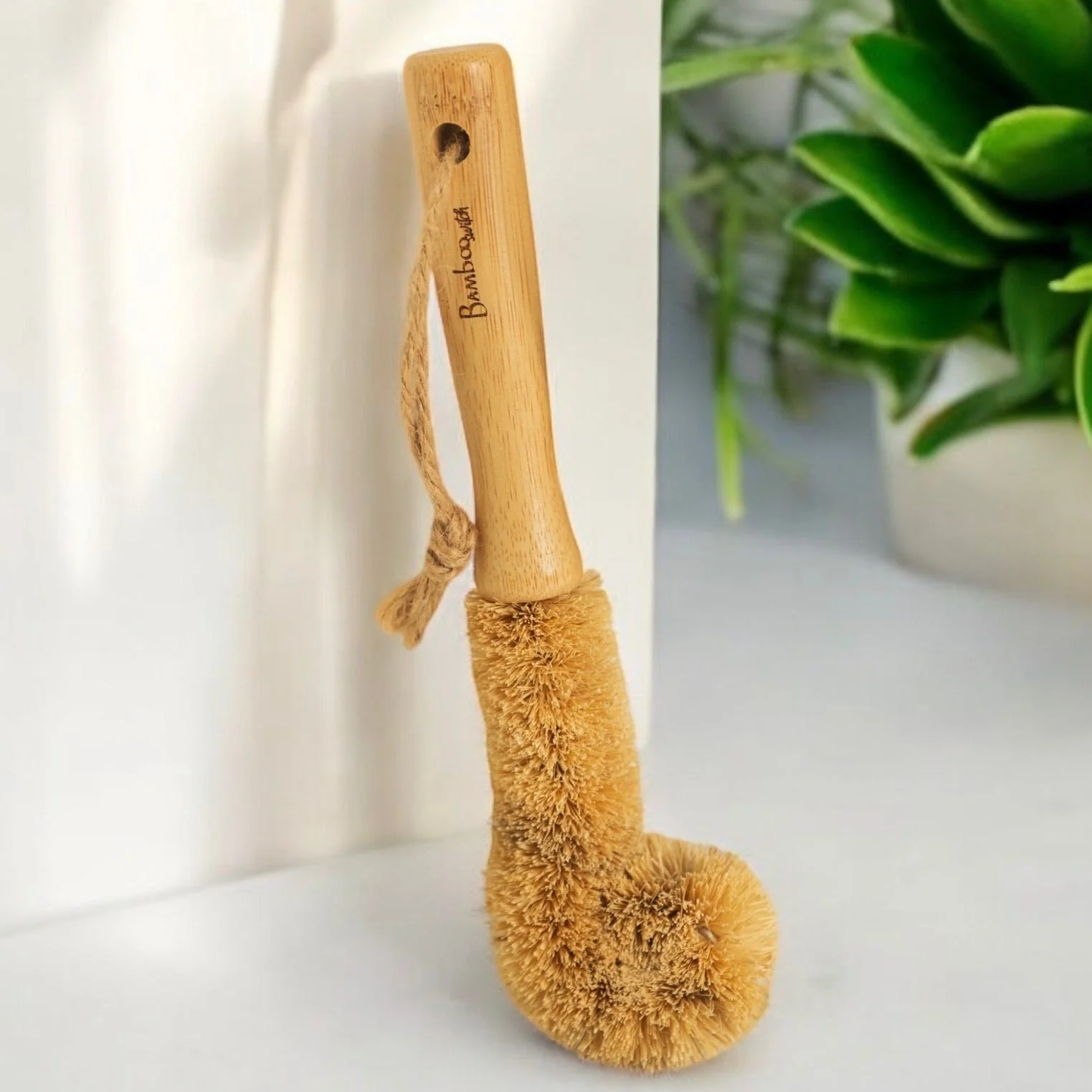 Bamboo Drinkware Cleaning Brush | Straight - Image 4
