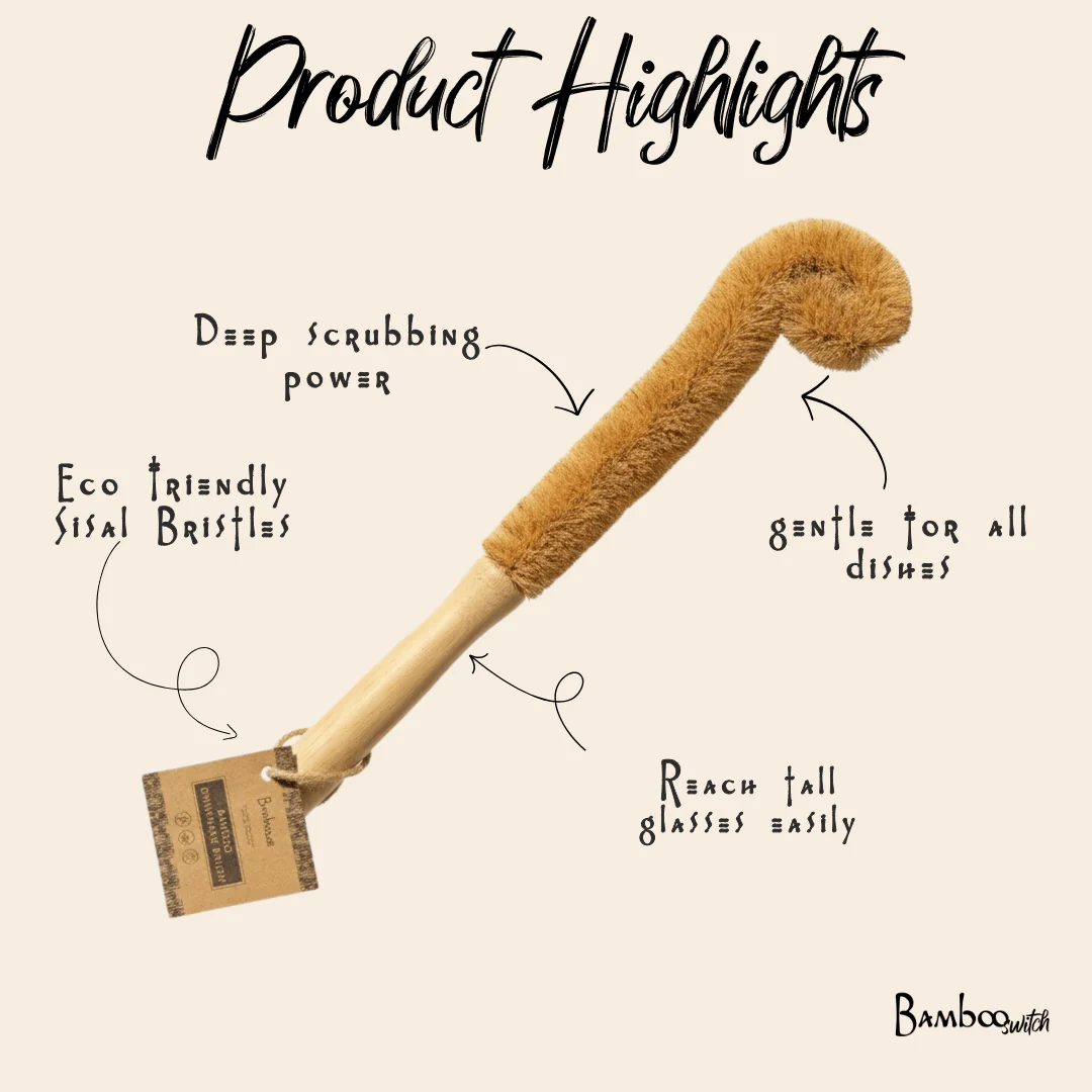 Bamboo Drinkware Cleaning Brush XL | Straight - Image 3