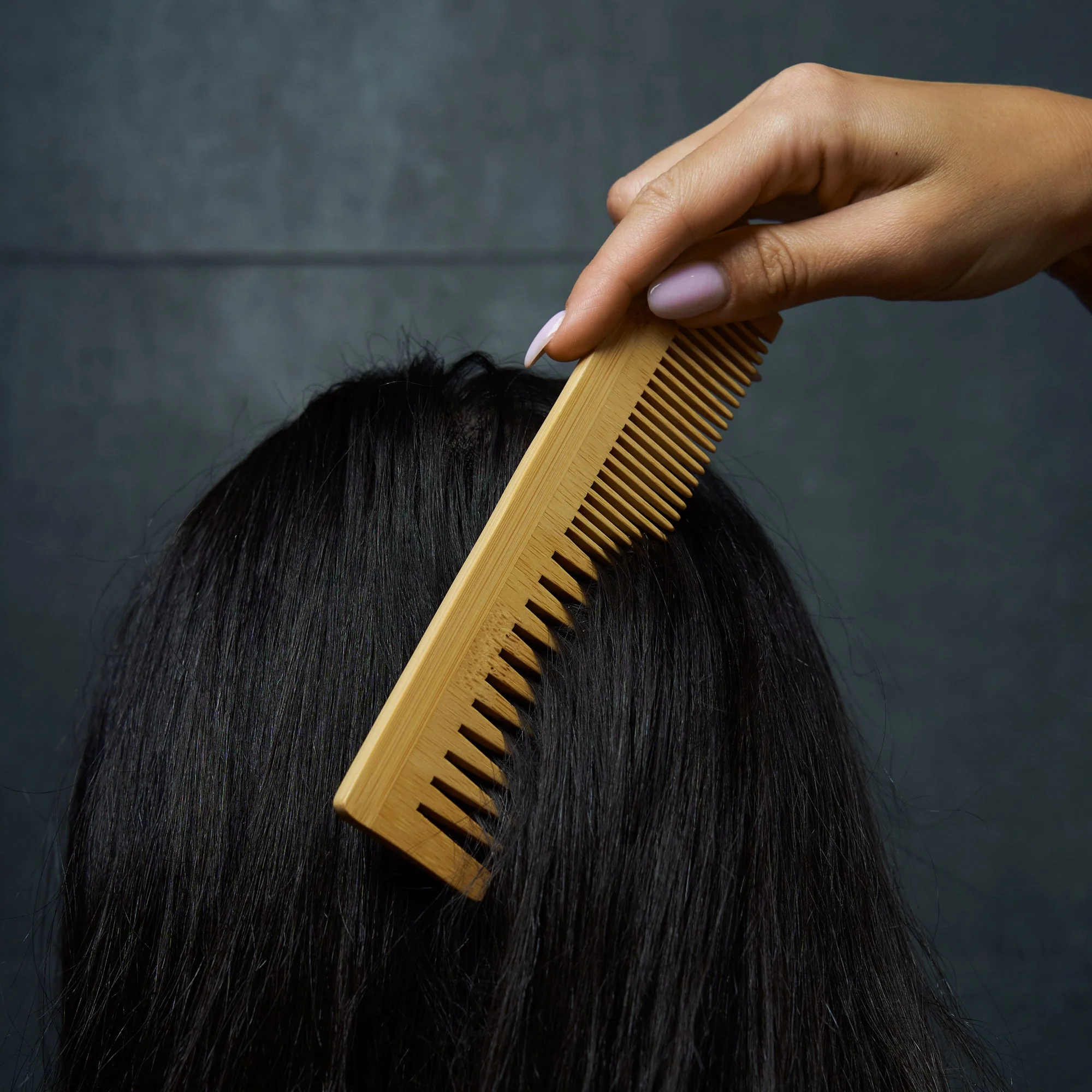 Bamboo Dual Pocket Comb - Image 4