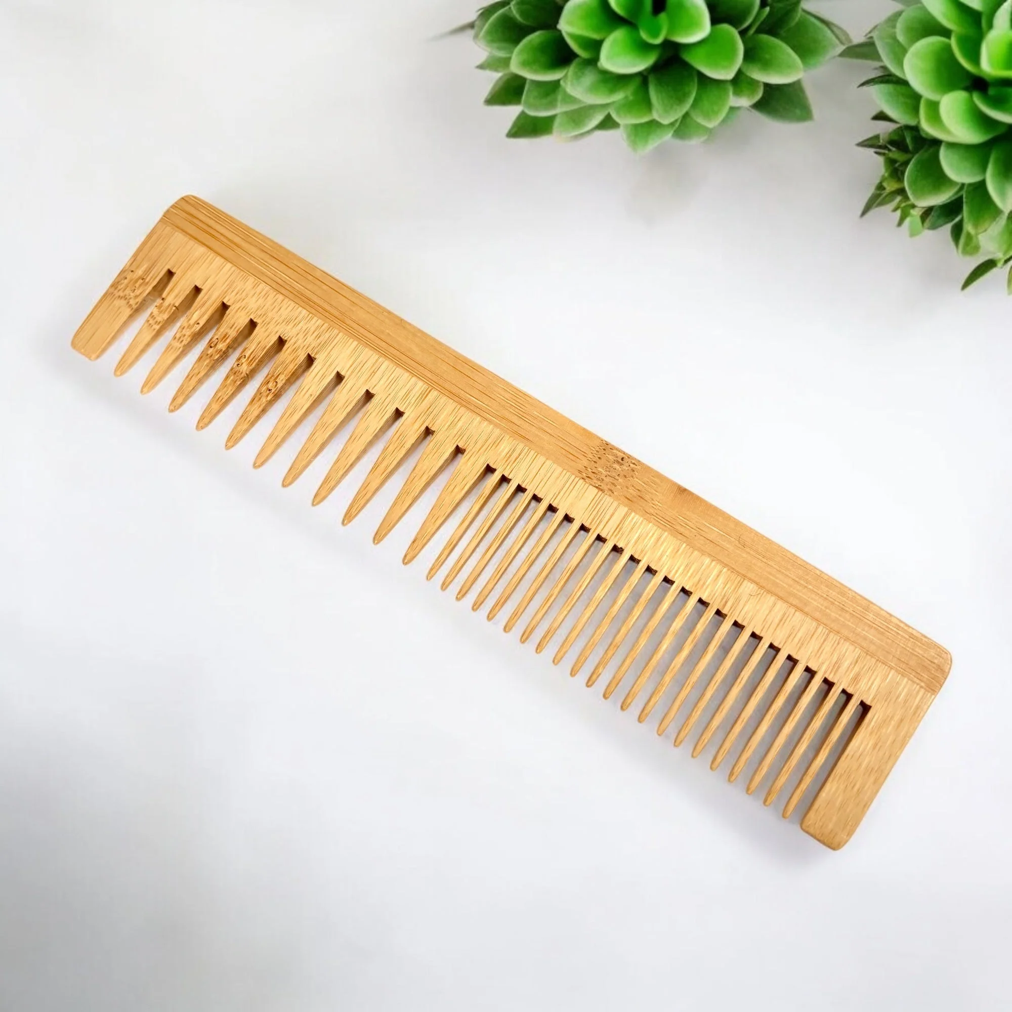 Bamboo Dual Pocket Comb - Image 5