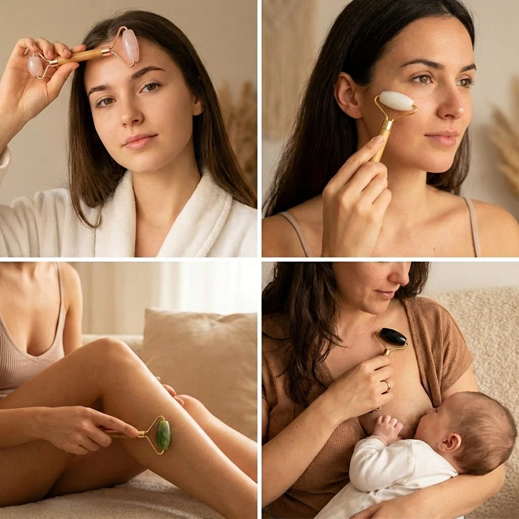 Bamboo Facial Roller - Image 2