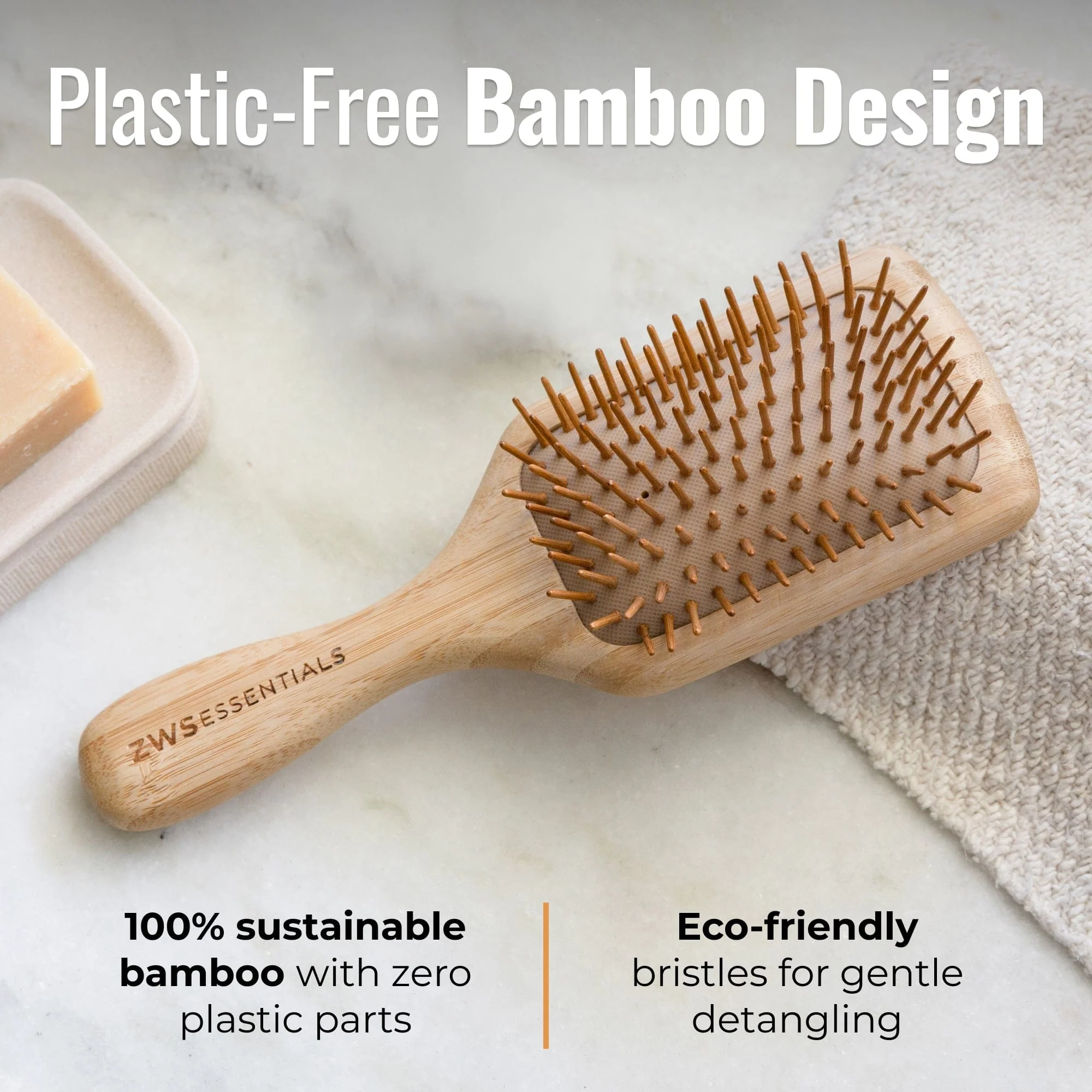 Bamboo Hair Brush - Image 2