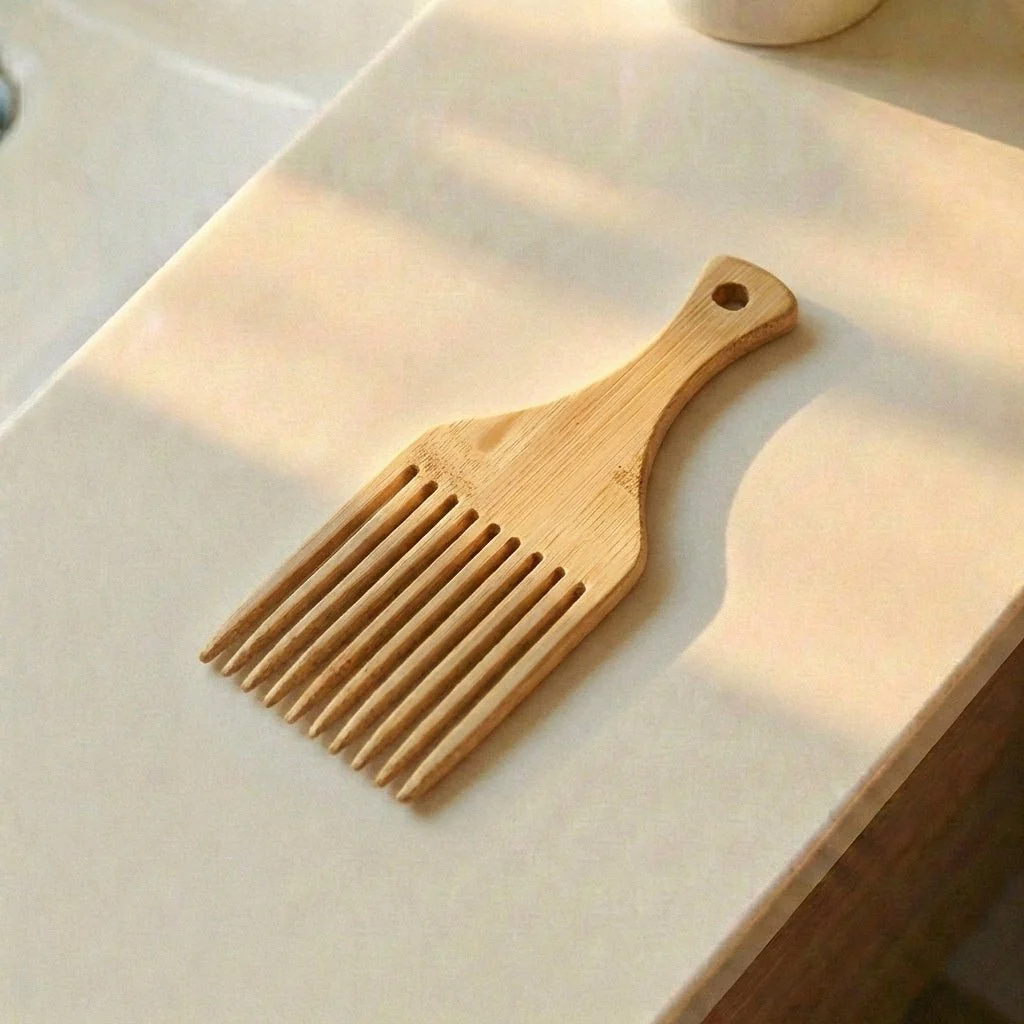 Bamboo Hair Pick - Image 2