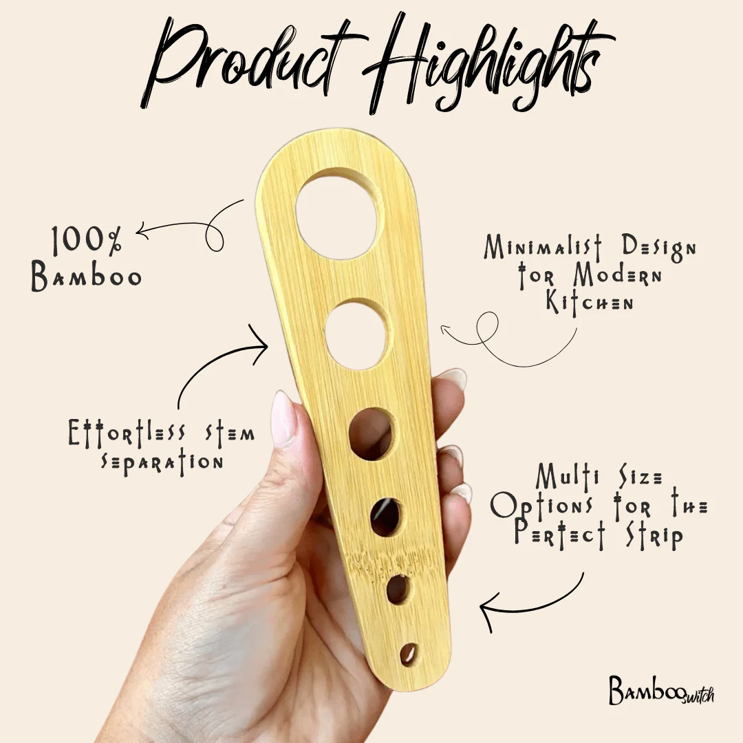 Bamboo Herb Stripper - Image 2