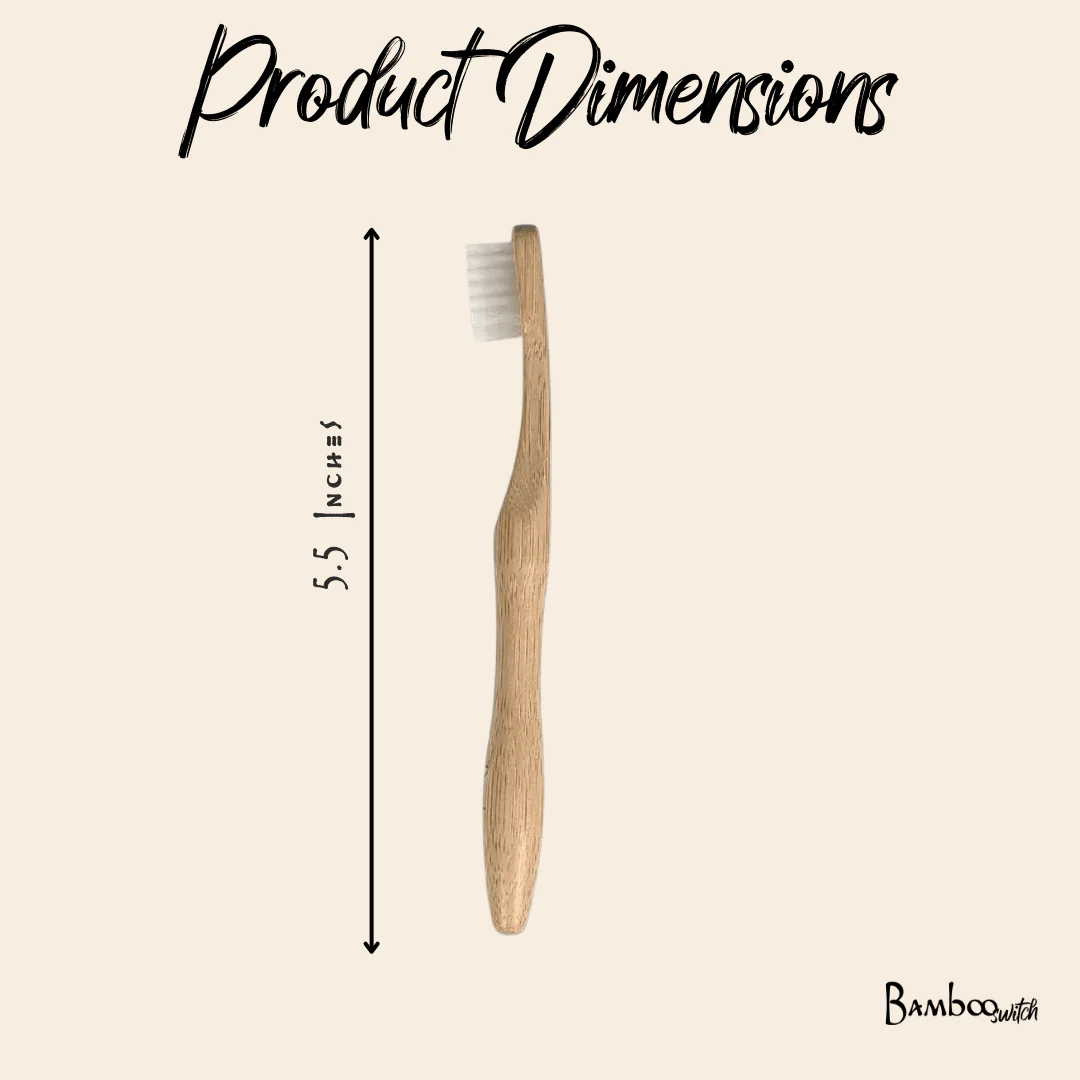 Bamboo Kids Toothbrush | Compostable Bristle - Image 7