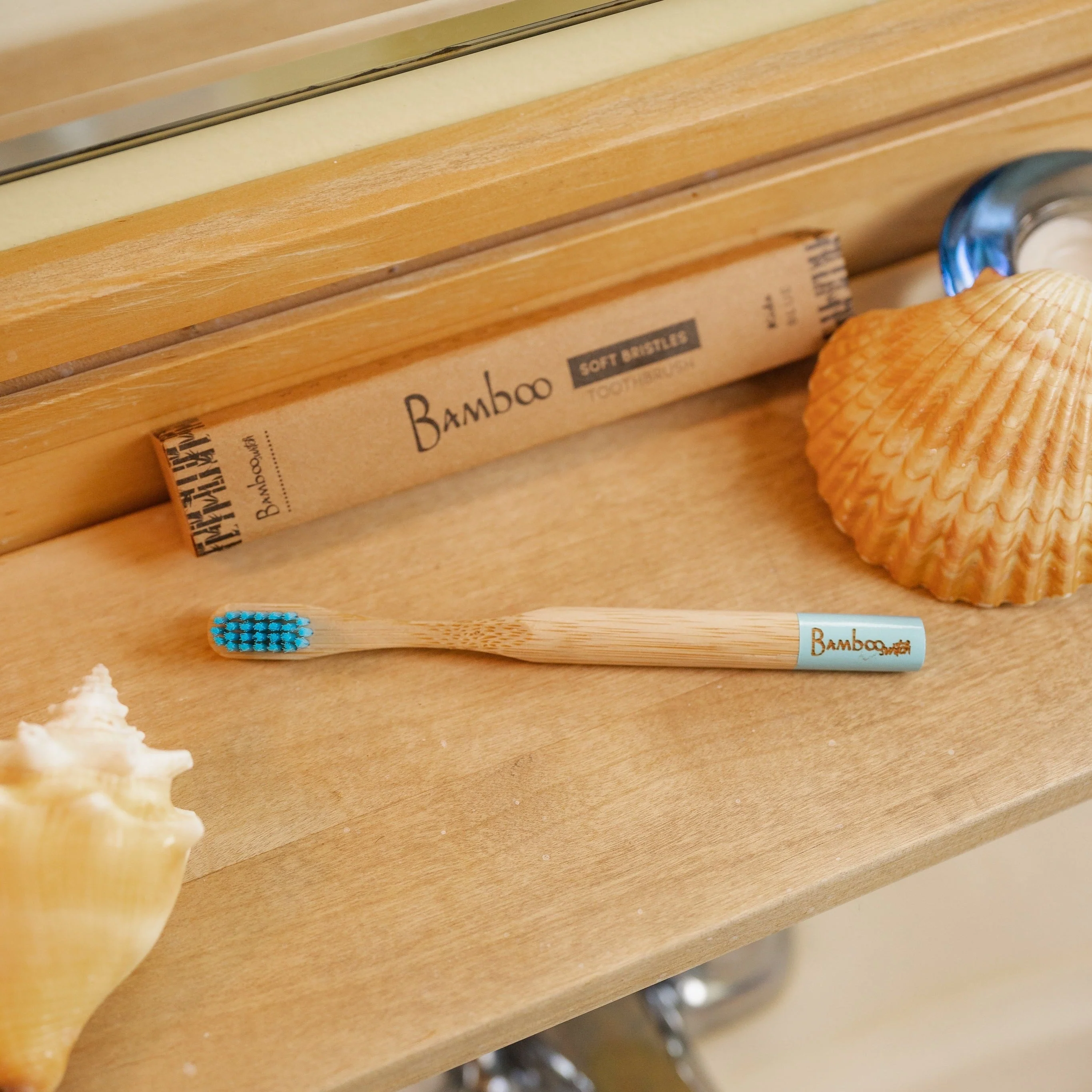 Bamboo Kids Toothbrush | Round Handle - Image 6