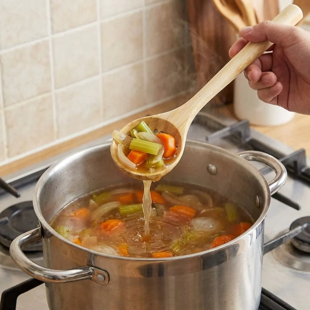 Bamboo Ladle | Straining Spoon - Image 2