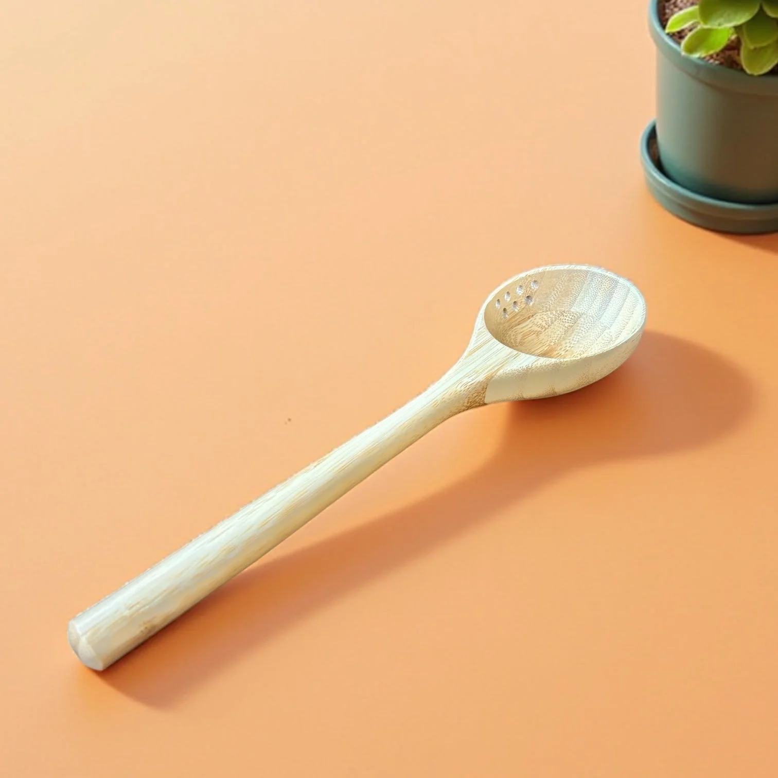 Bamboo Ladle | Straining Spoon - Image 4