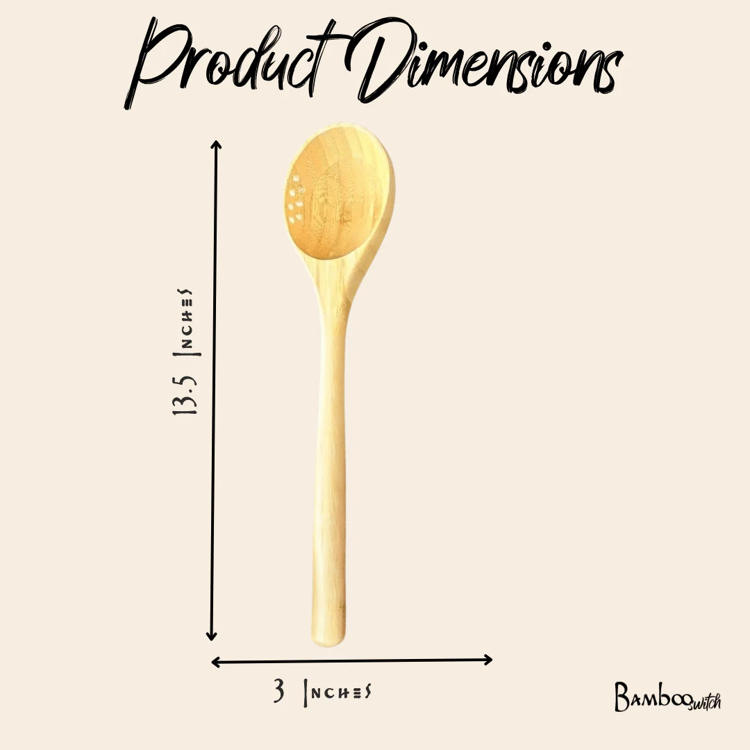 Bamboo Ladle | Straining Spoon - Image 6