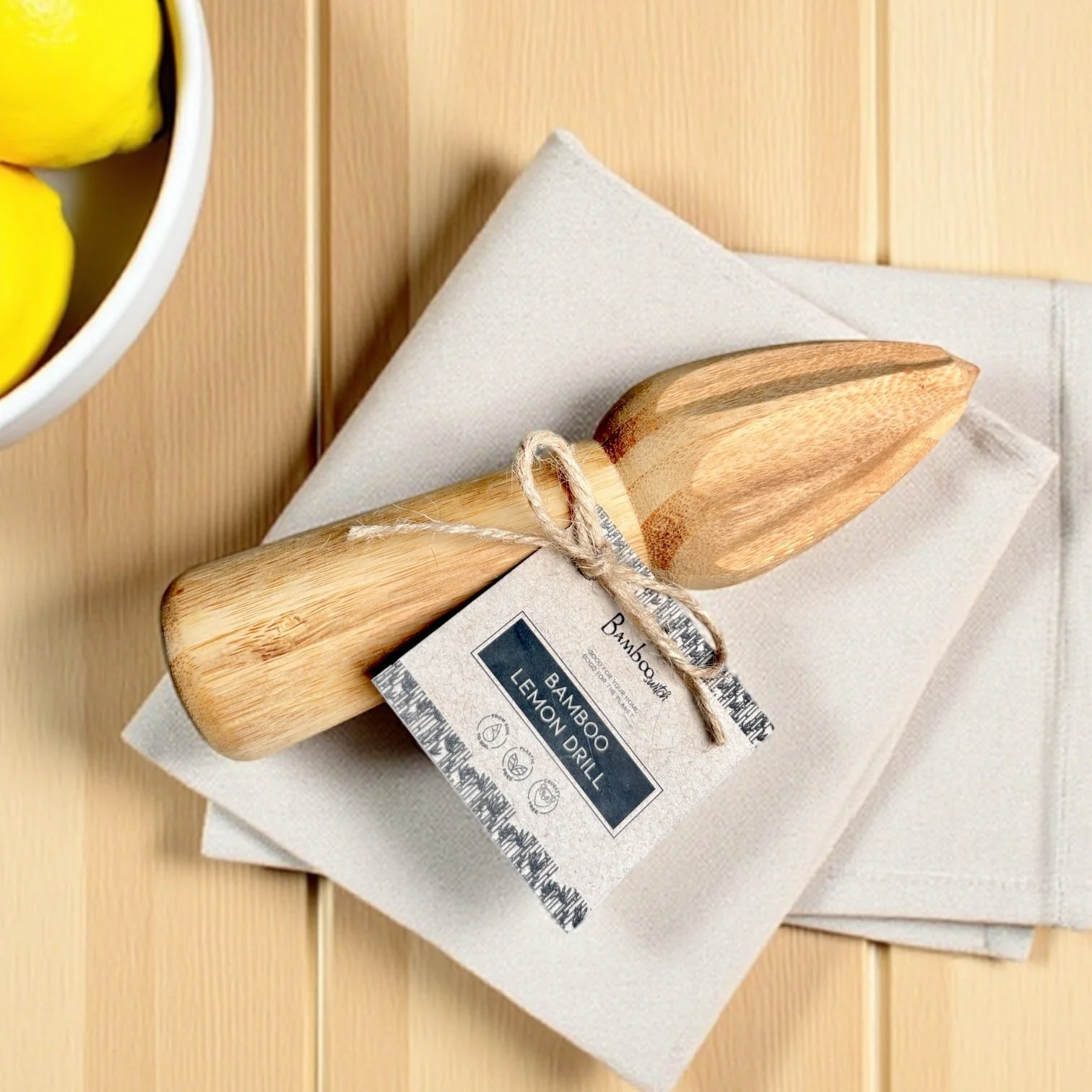 Bamboo Lemon Juicer - Image 2