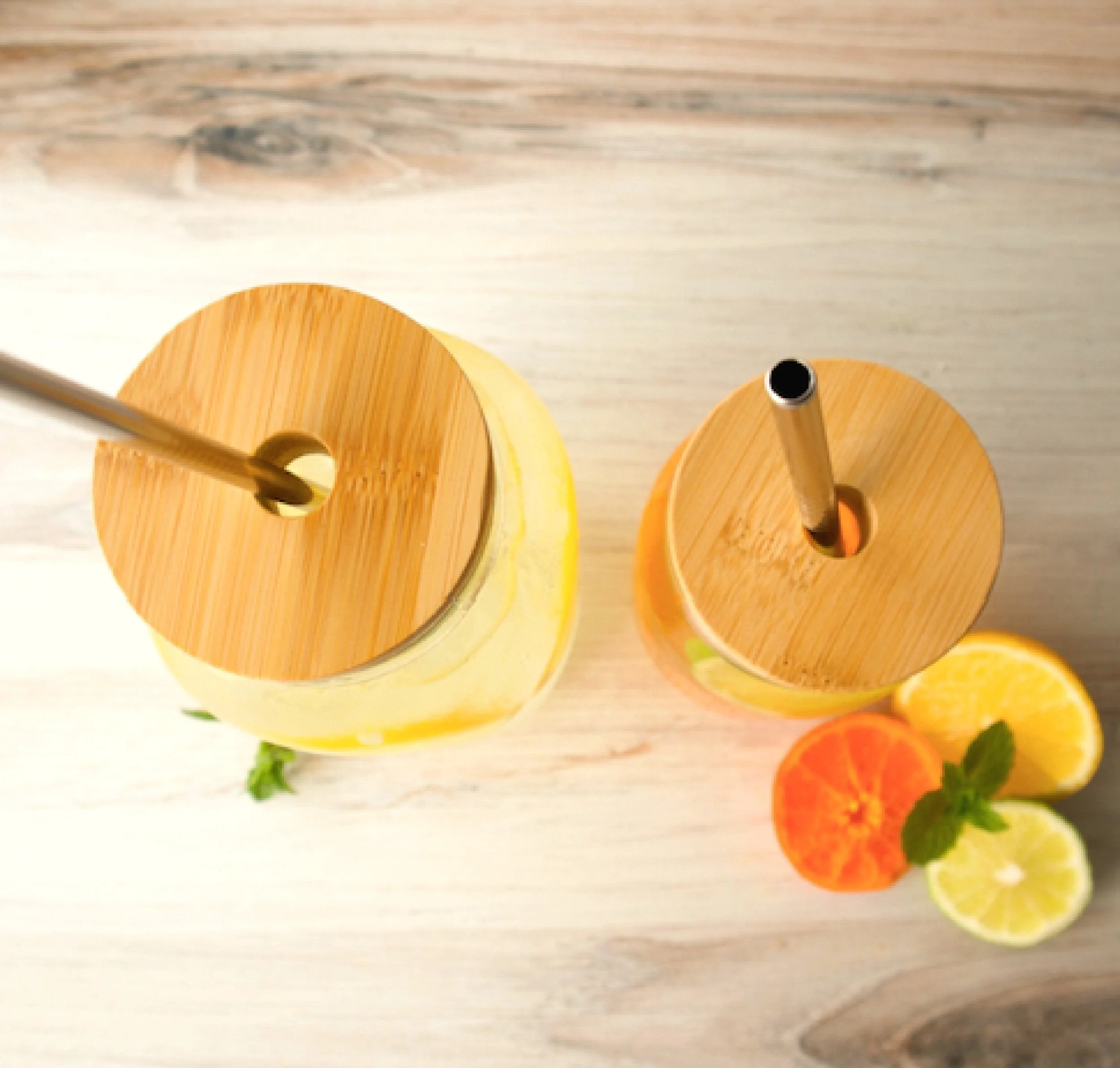 Bamboo Lid w/ Straw Hole - Image 5