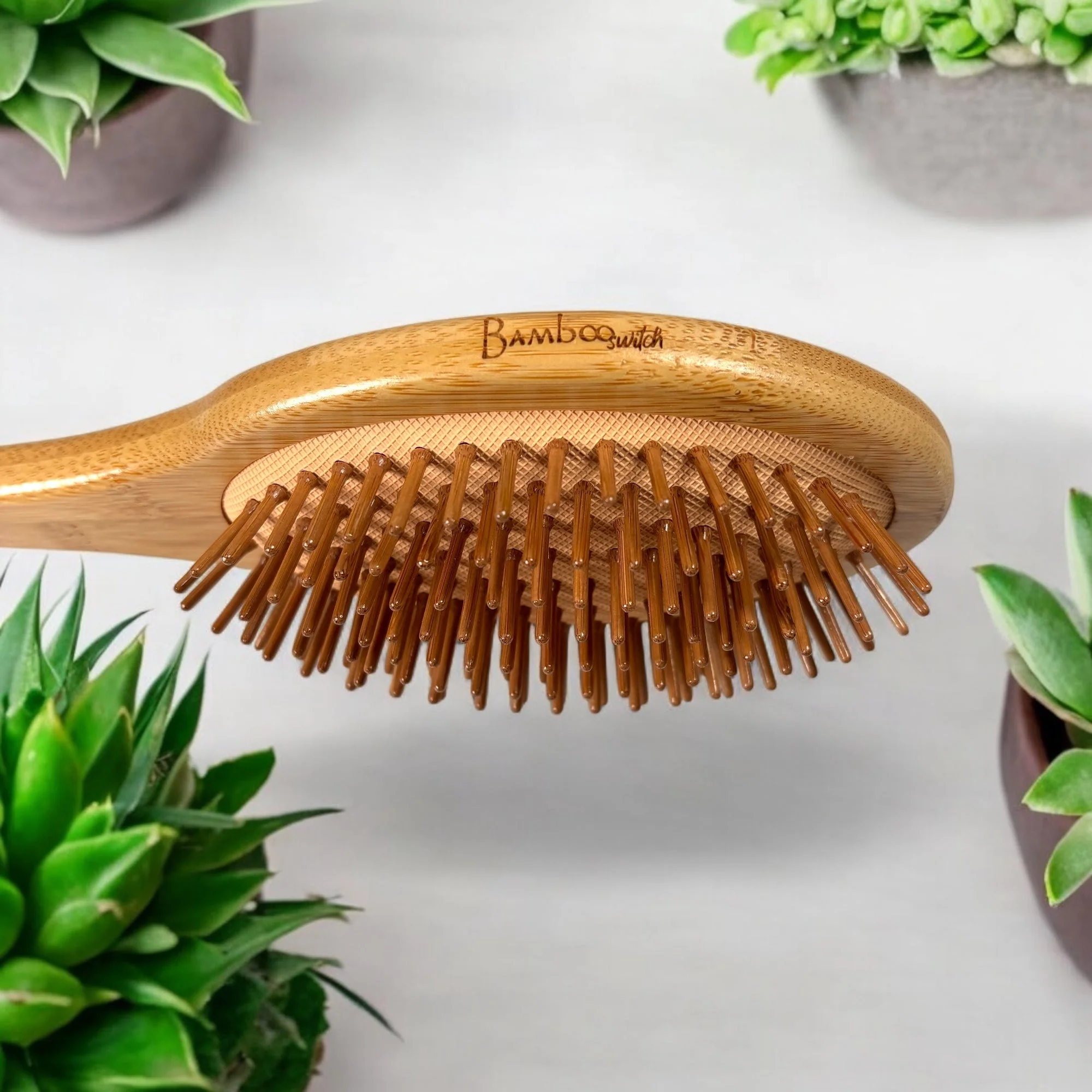 Bamboo Long Handle Back Massager - Image 4