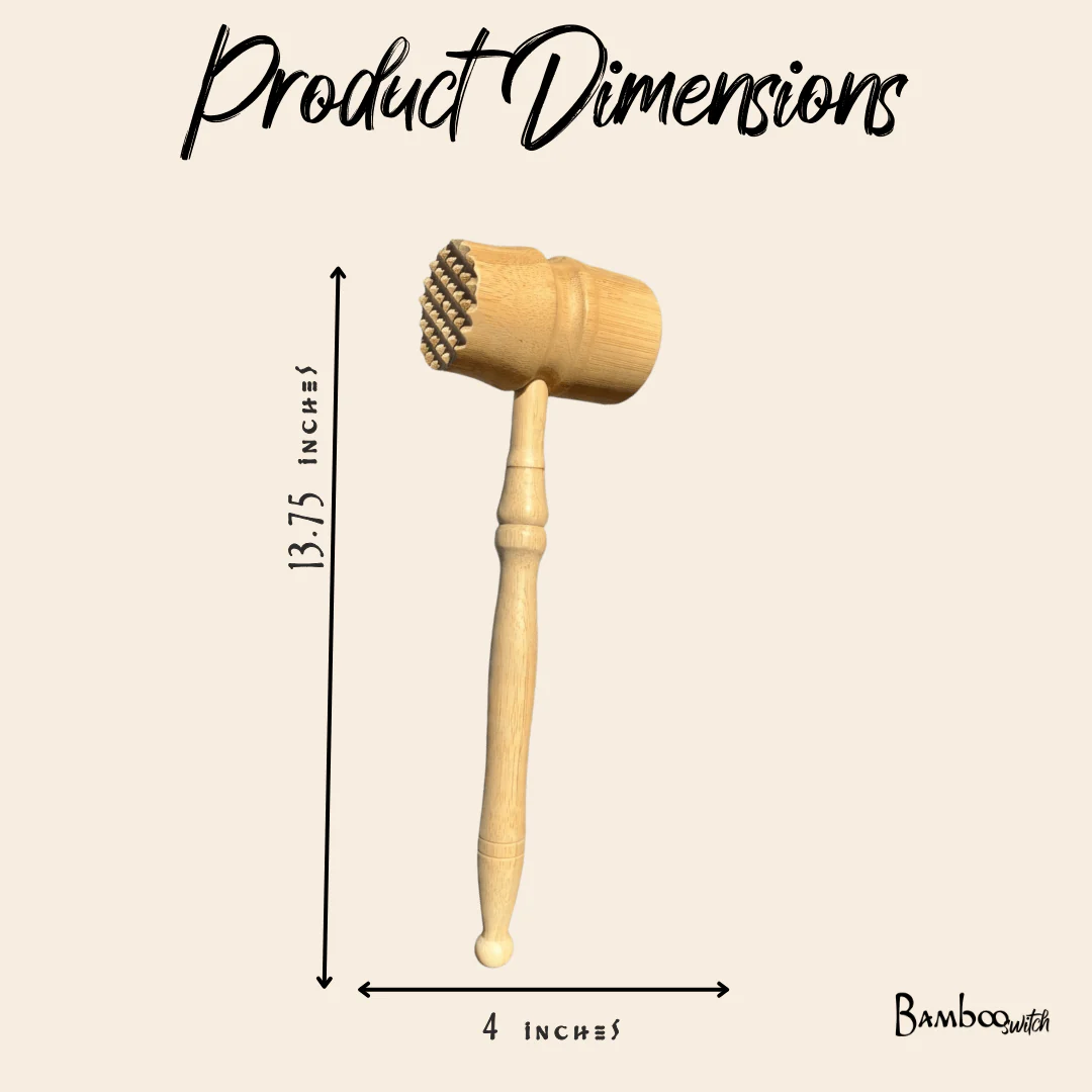 Bamboo Meat Hammer/Tenderizer - Image 4