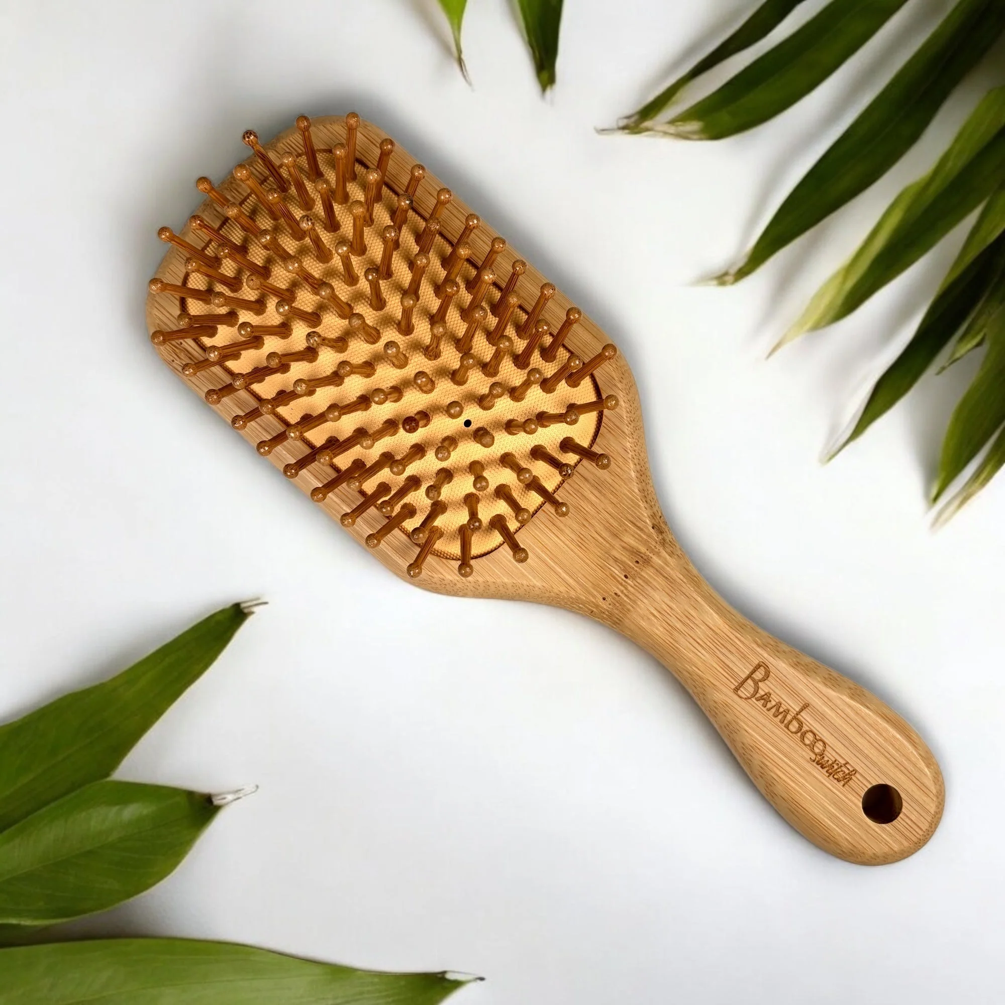 Bamboo Paddle Hair Brush | For Kids - Image 2