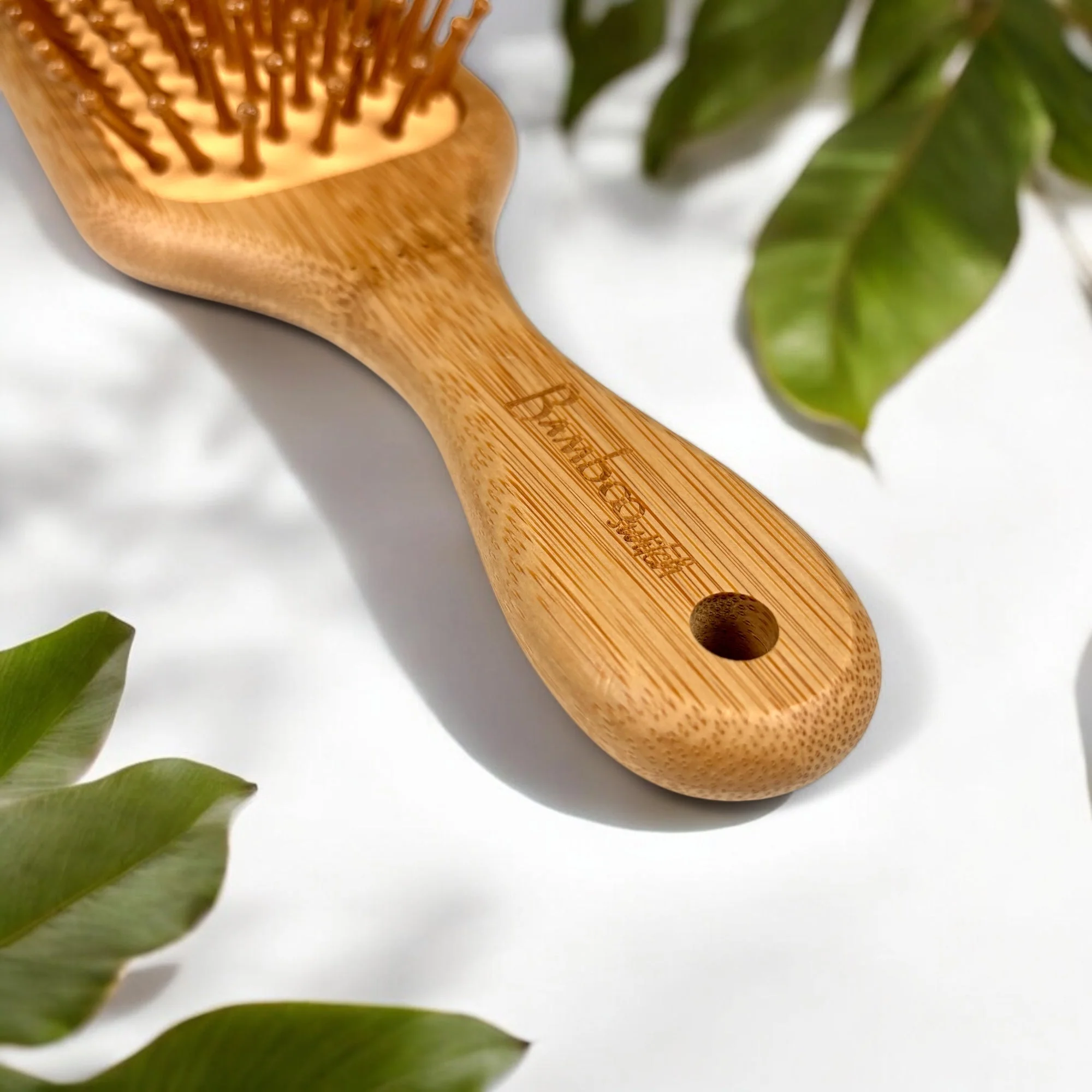Bamboo Paddle Hair Brush | For Kids - Image 3