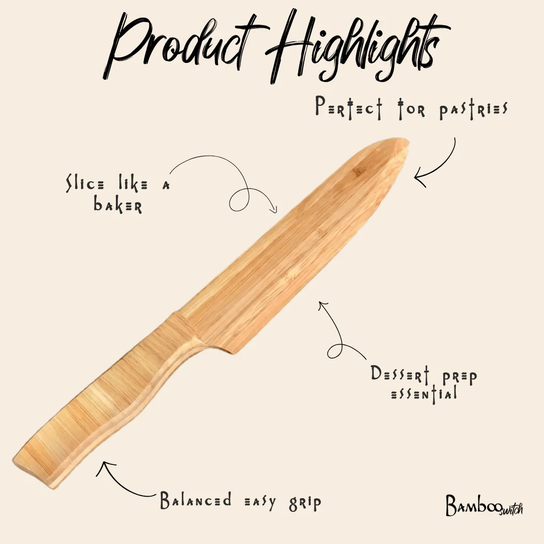Bamboo Pastry Knife - Image 2