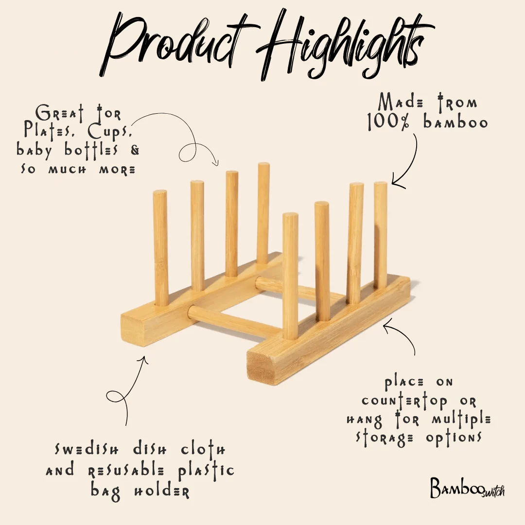 Bamboo Pegged Drying Rack - Image 5