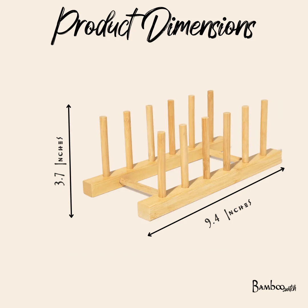 Bamboo Pegged Drying Rack - Image 8