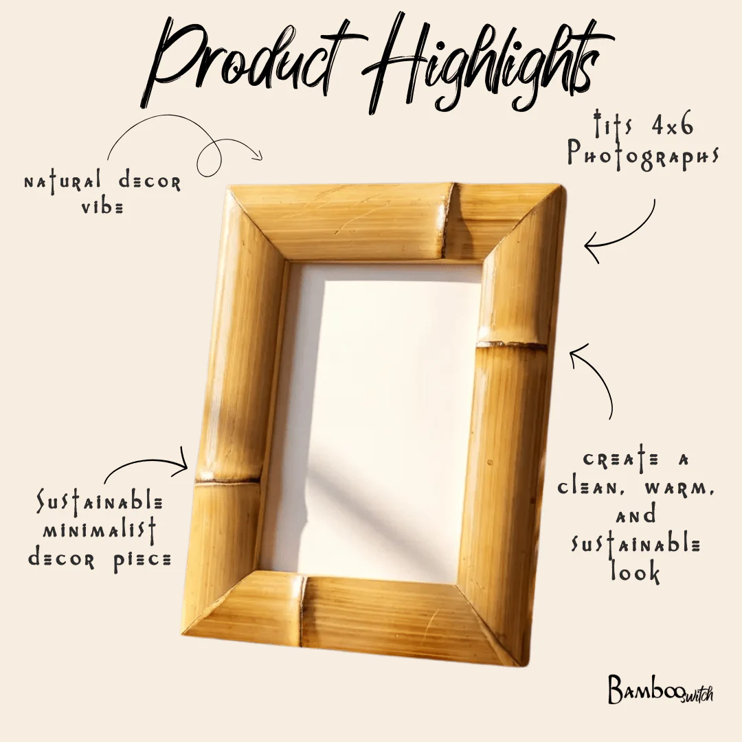 Bamboo Picture Frame - Image 4