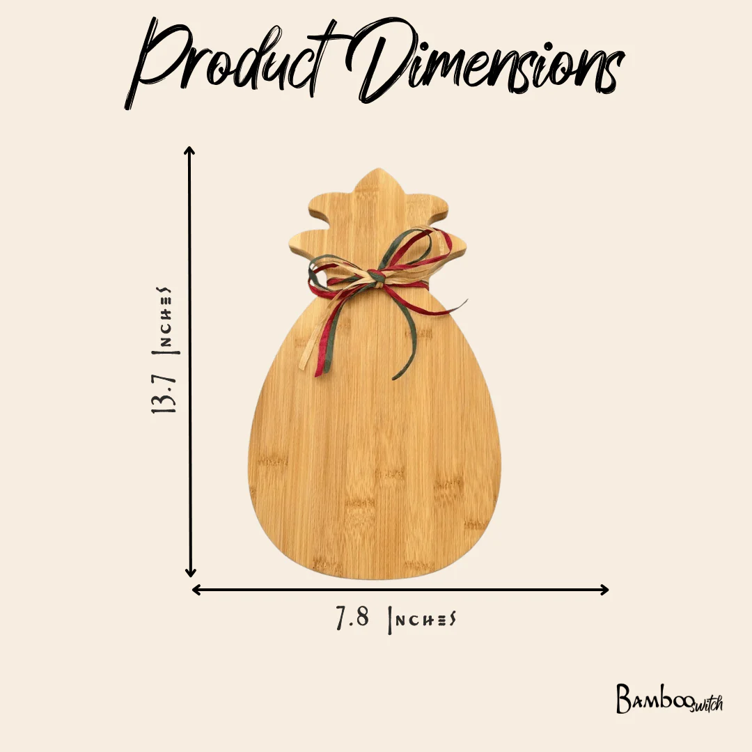 Bamboo Pineapple Cutting Board - Image 5