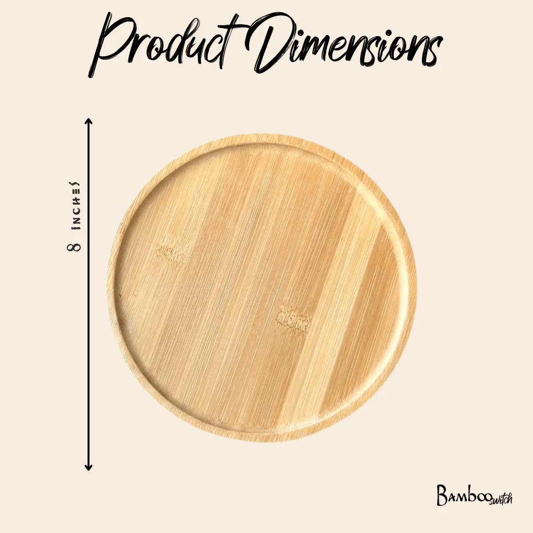 Bamboo Plate | Round - Image 4