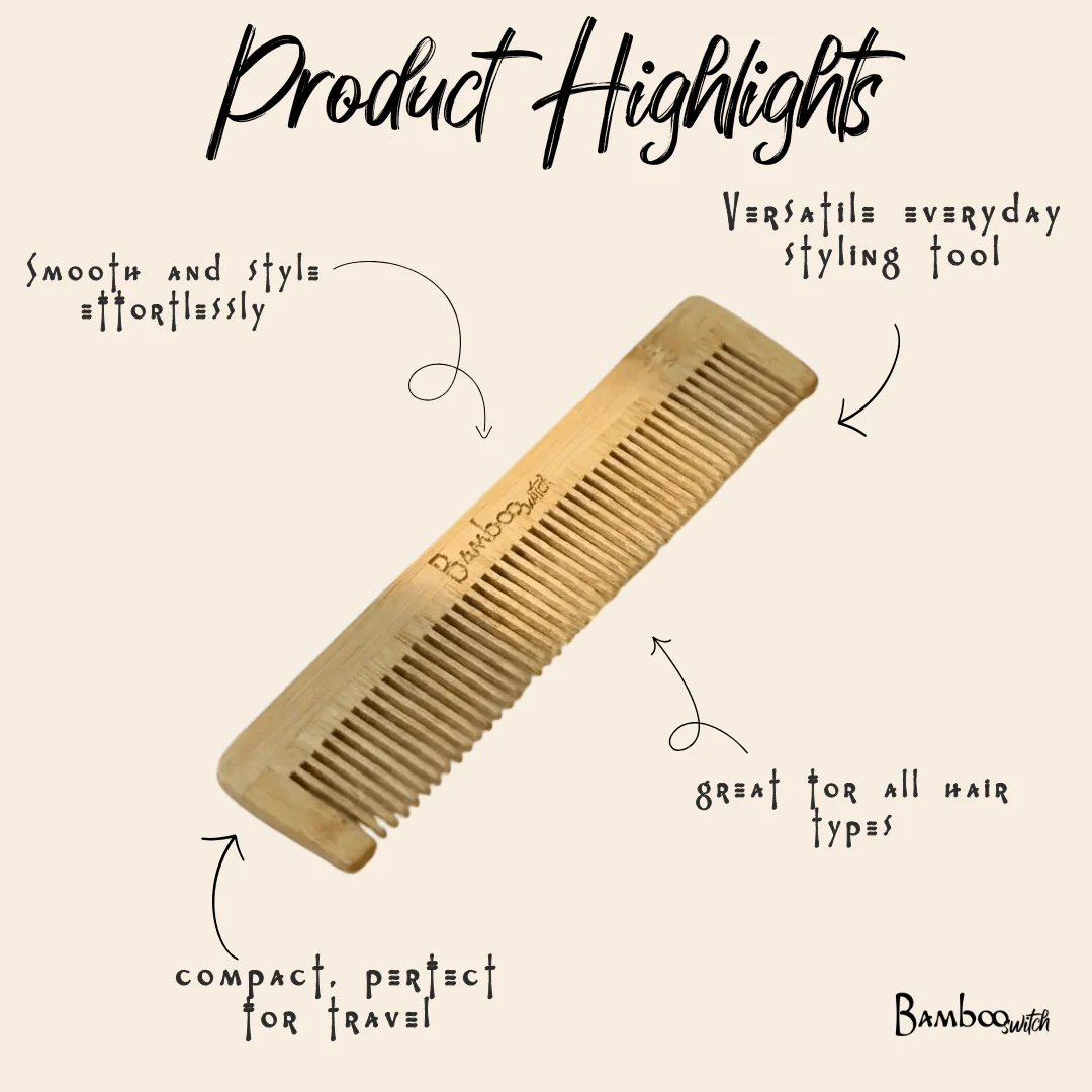 Bamboo Pocket Comb - Image 6