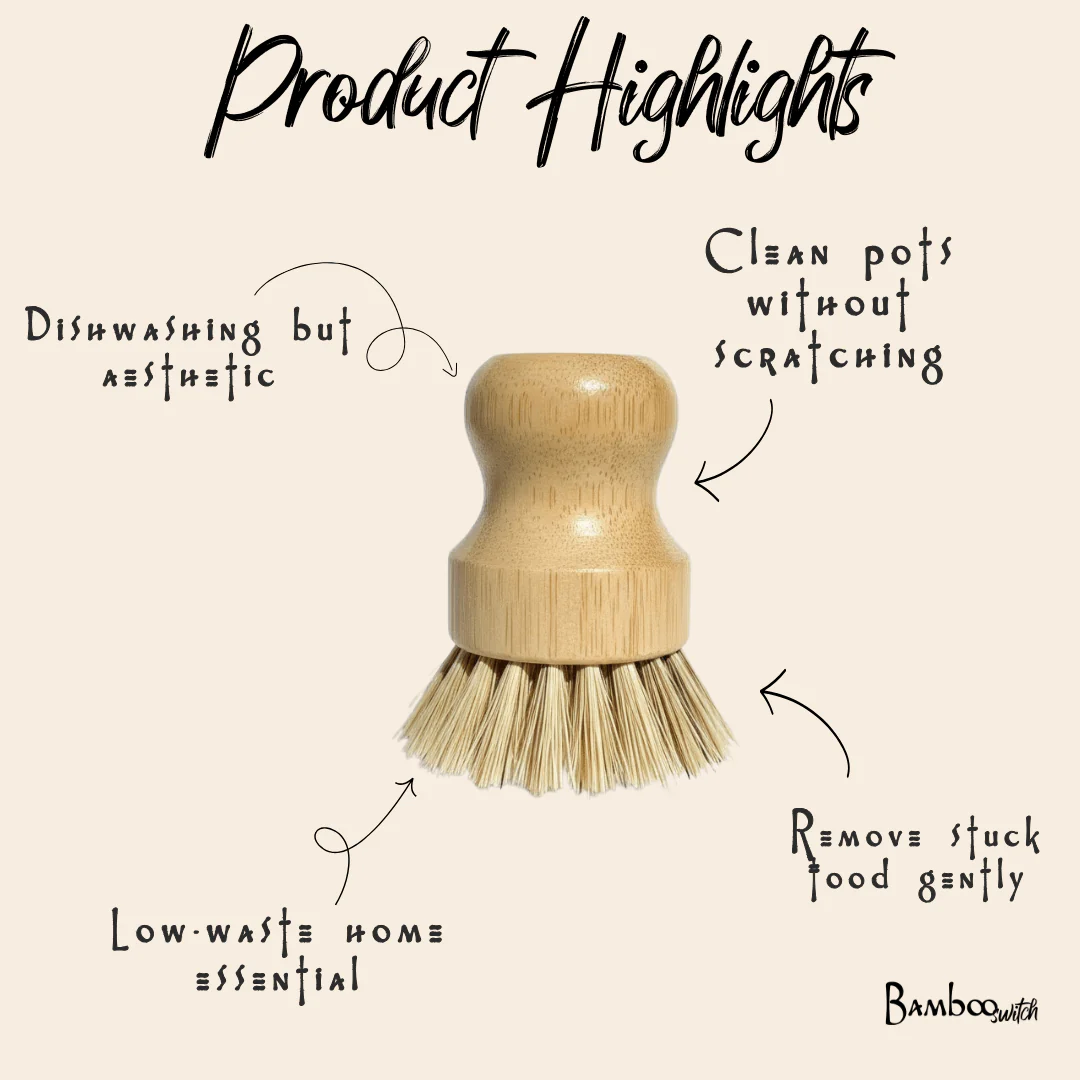 Bamboo Pot Scrubber - Image 3