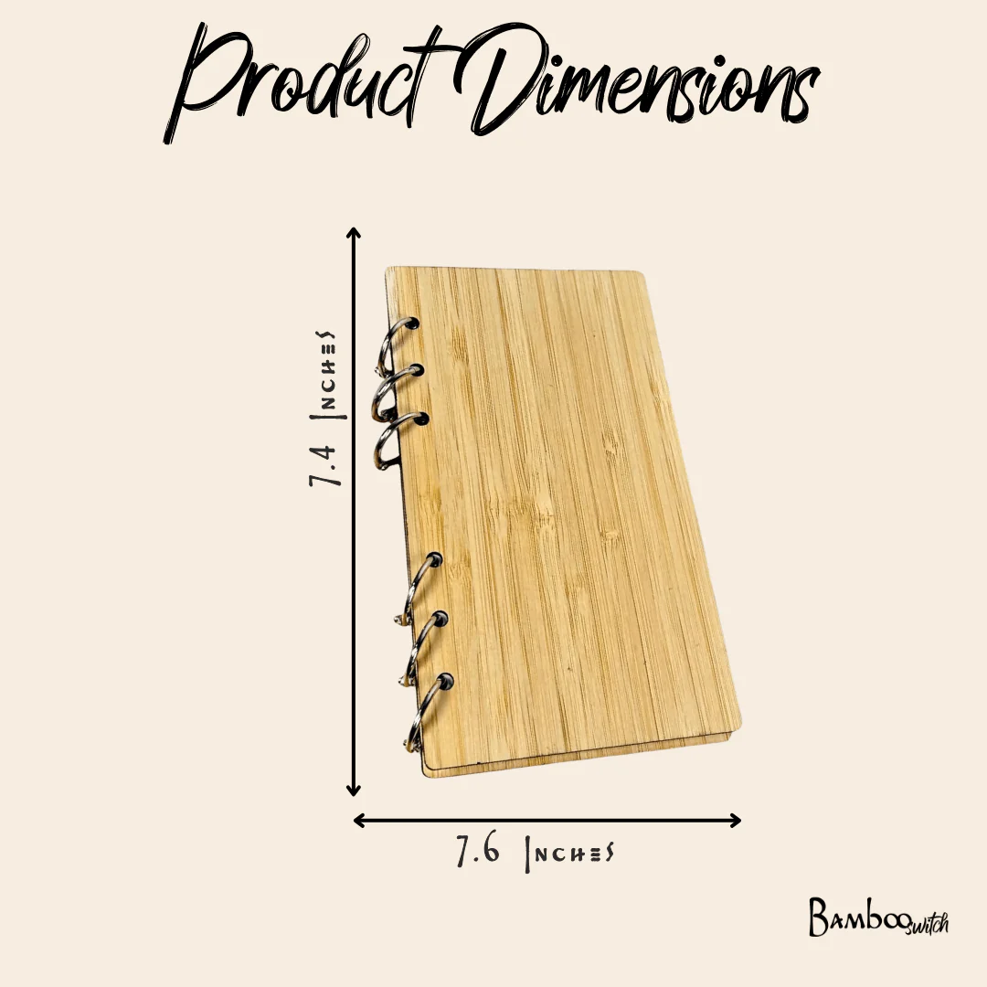 Bamboo Ringed Notebook - Image 3