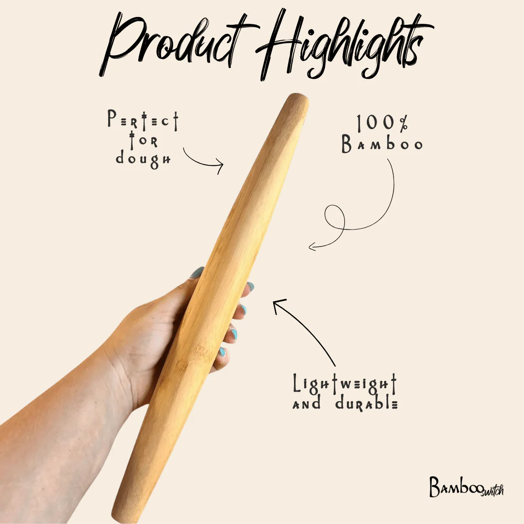 Bamboo Rolling Pin - Image 3