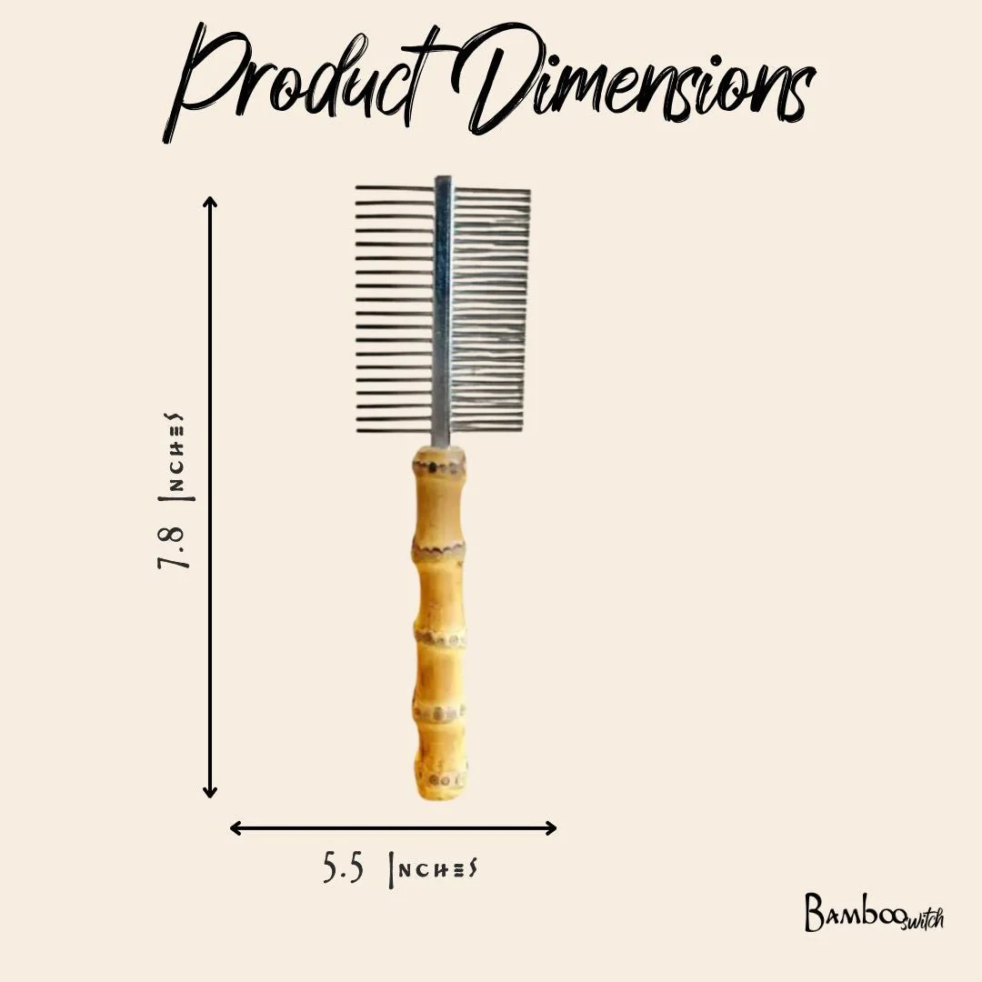 Bamboo Root Flea & Tick Comb - Image 4