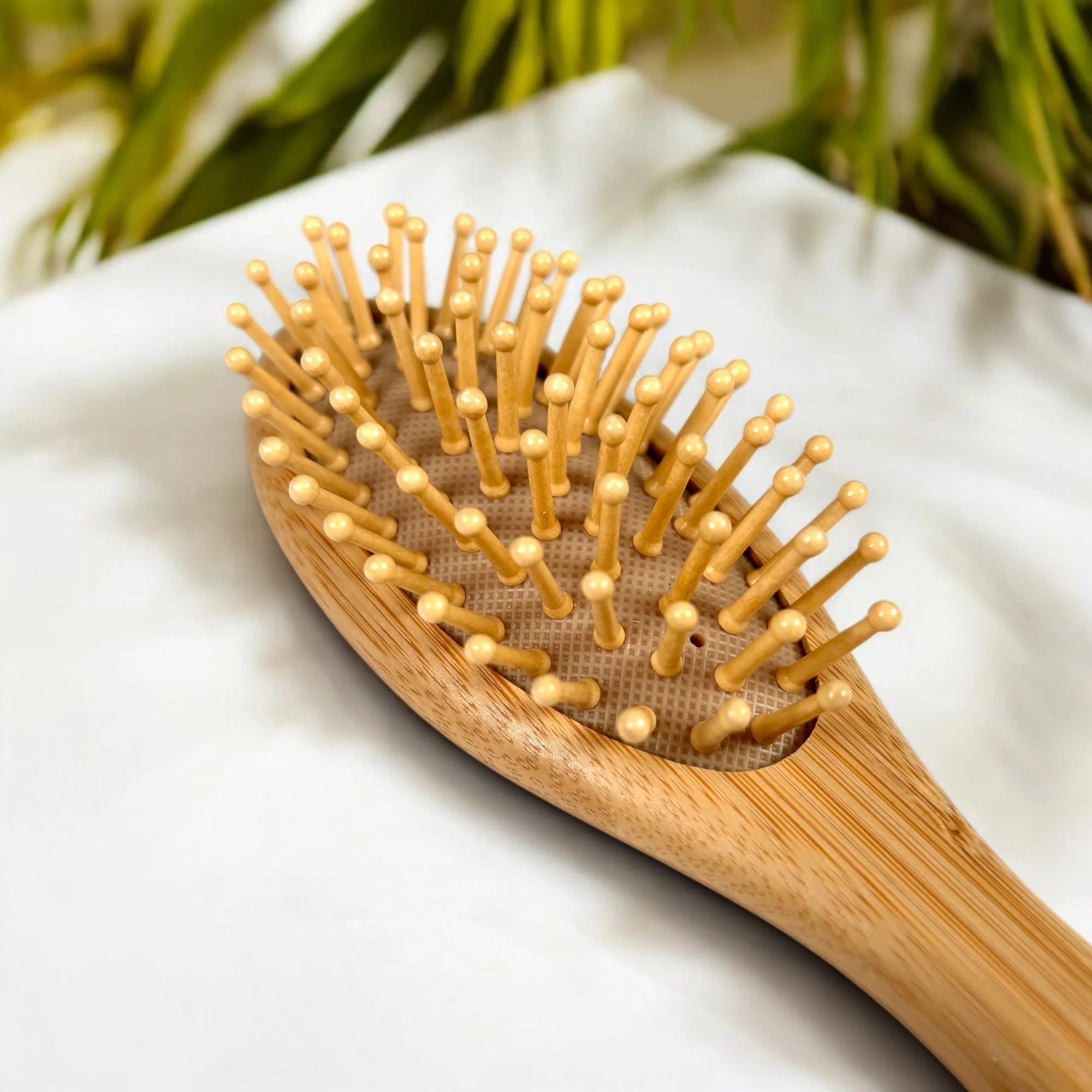 Bamboo Rounded Hair Brush | For Kids - Image 5