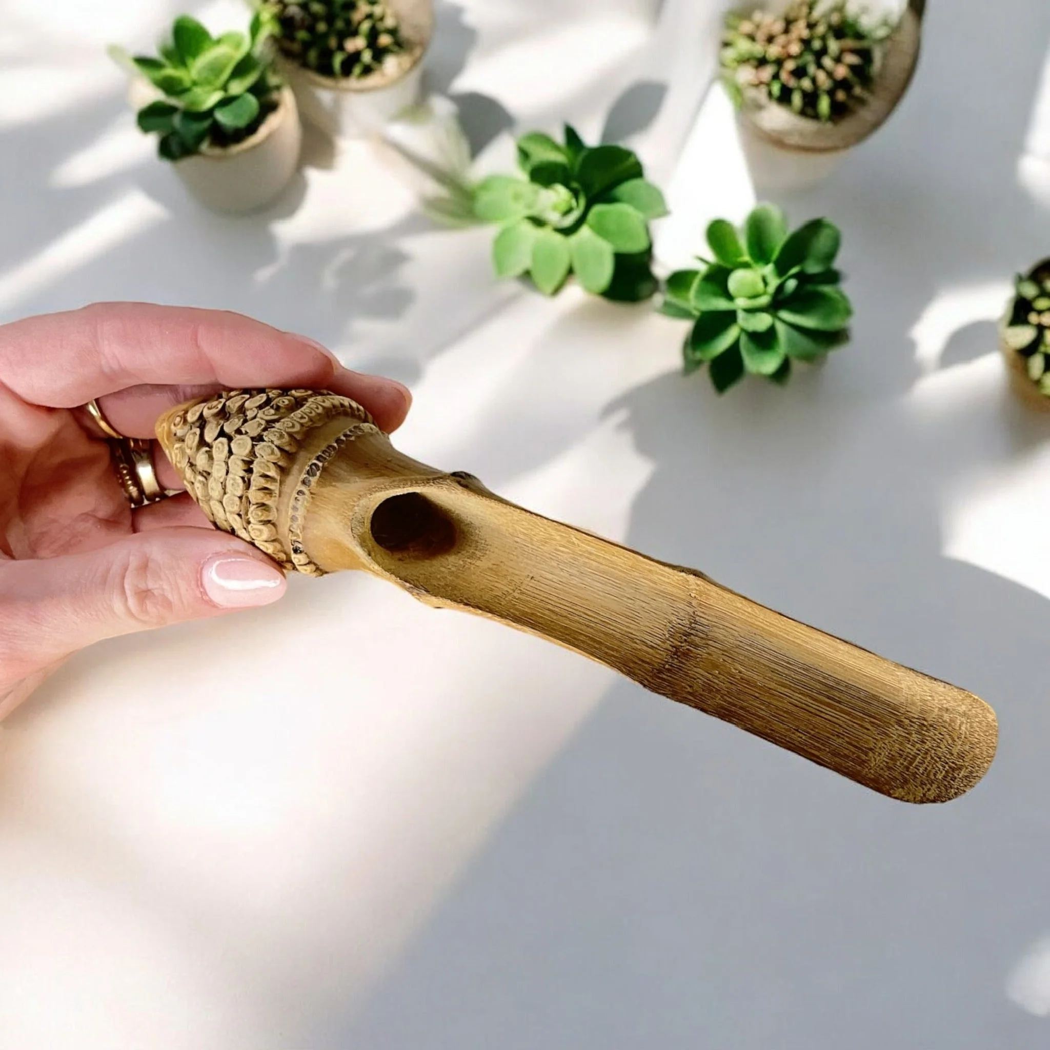 Bamboo Scoop | Cone Root Handle - Image 2