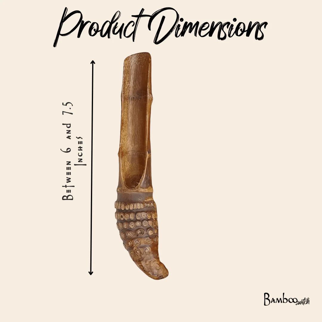Bamboo Scoop | Cone Root Handle - Image 4