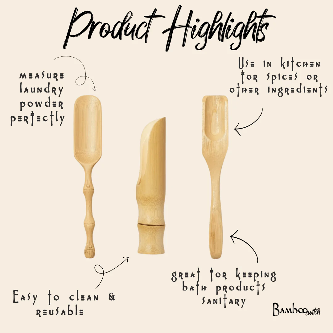 Bamboo Scoop | Long - Image 3
