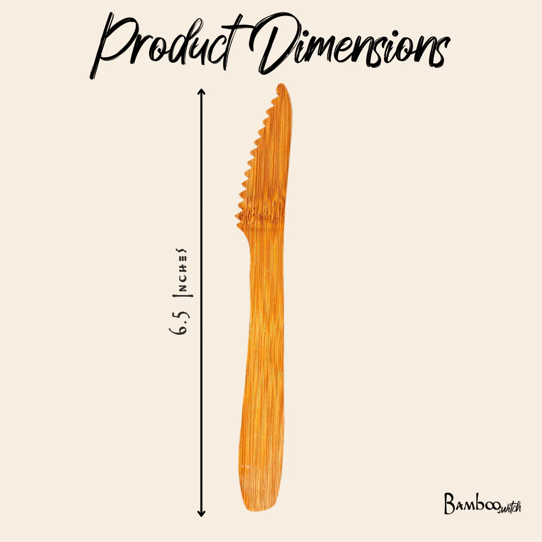 Bamboo Serrated Knife - Image 5