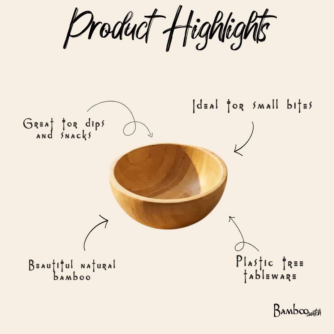 Bamboo Serving Bowl - Image 11