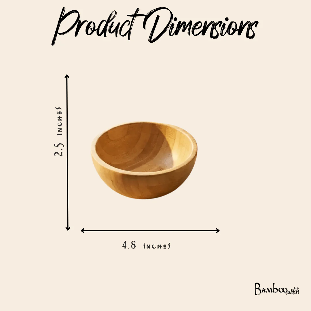 Bamboo Serving Bowl - Image 12
