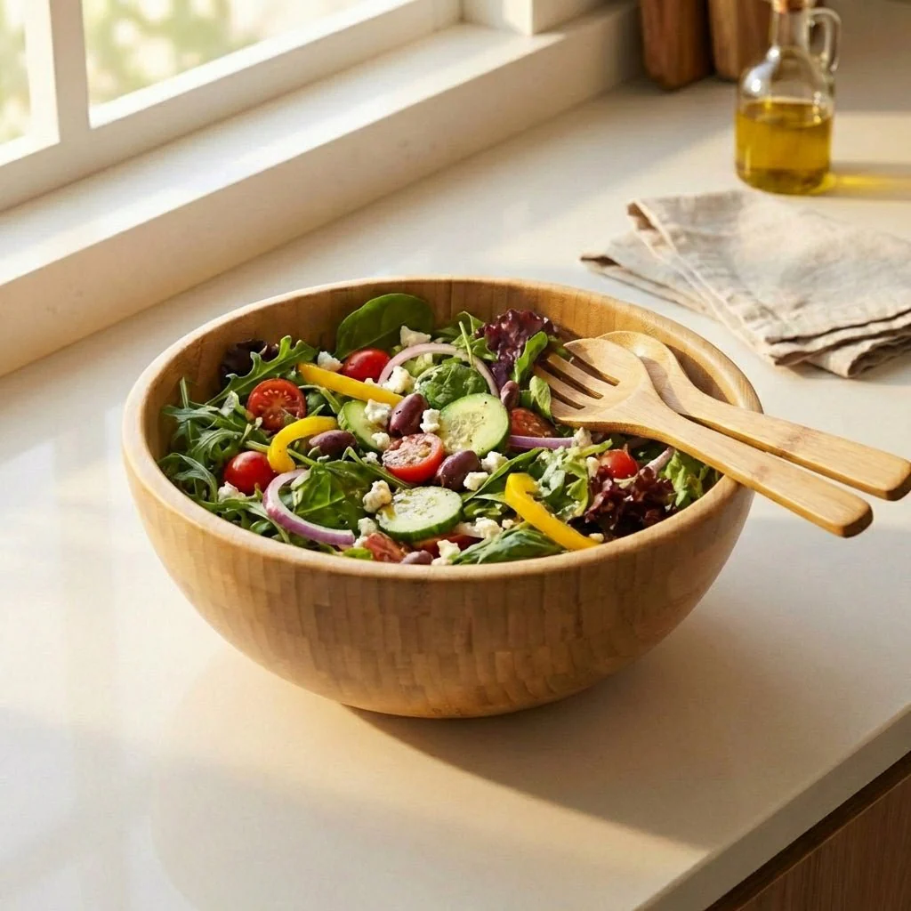 Bamboo Serving Bowl - Image 3