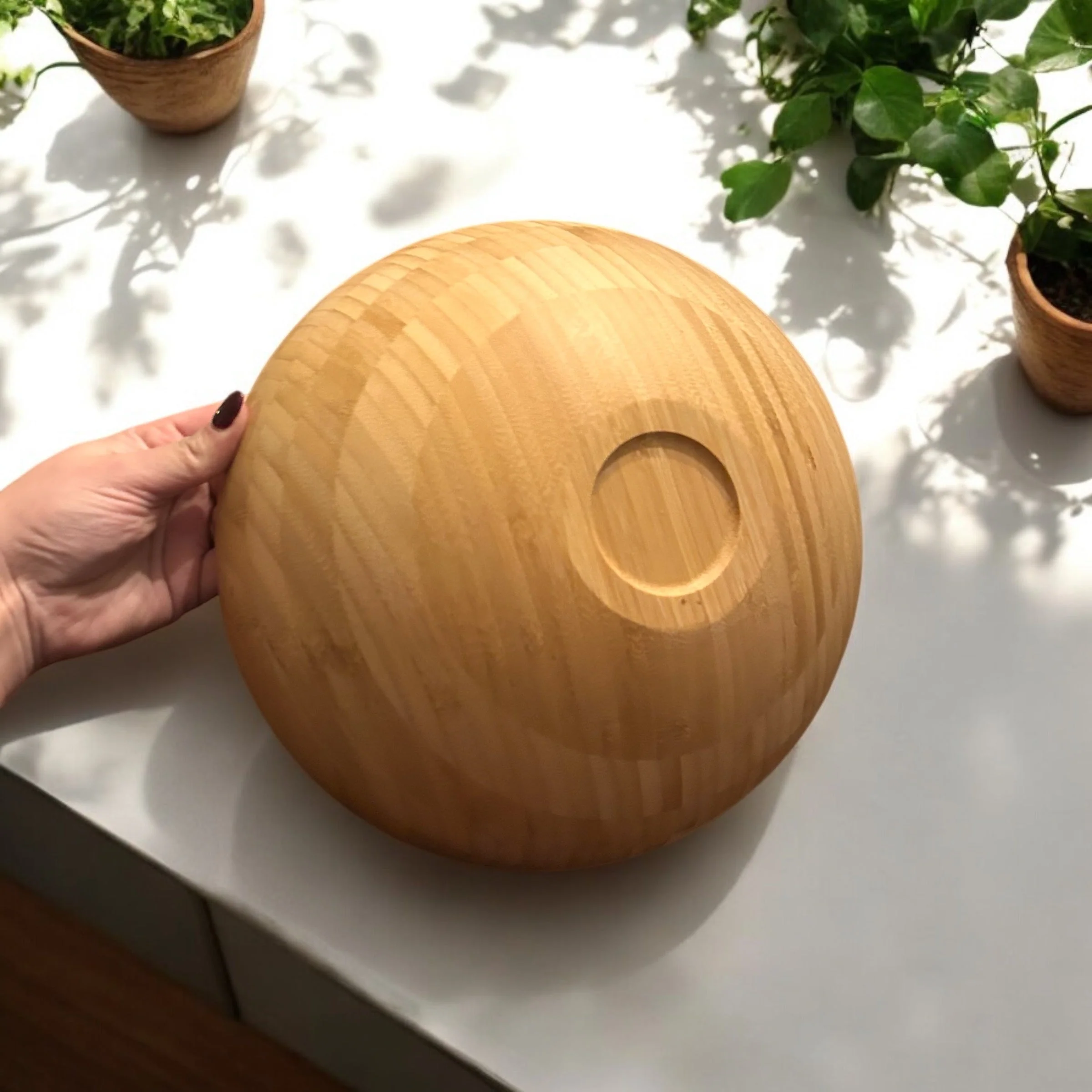 Bamboo Serving Bowl - Image 4