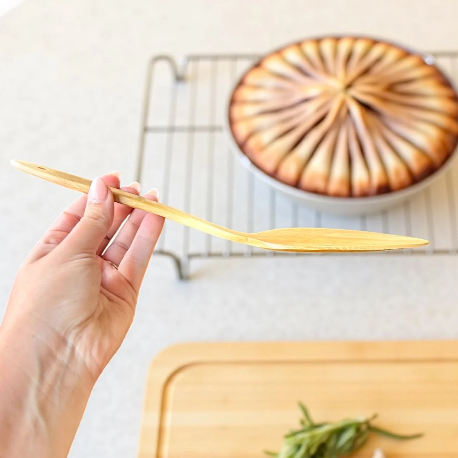 Bamboo Serving Spatula - Image 2