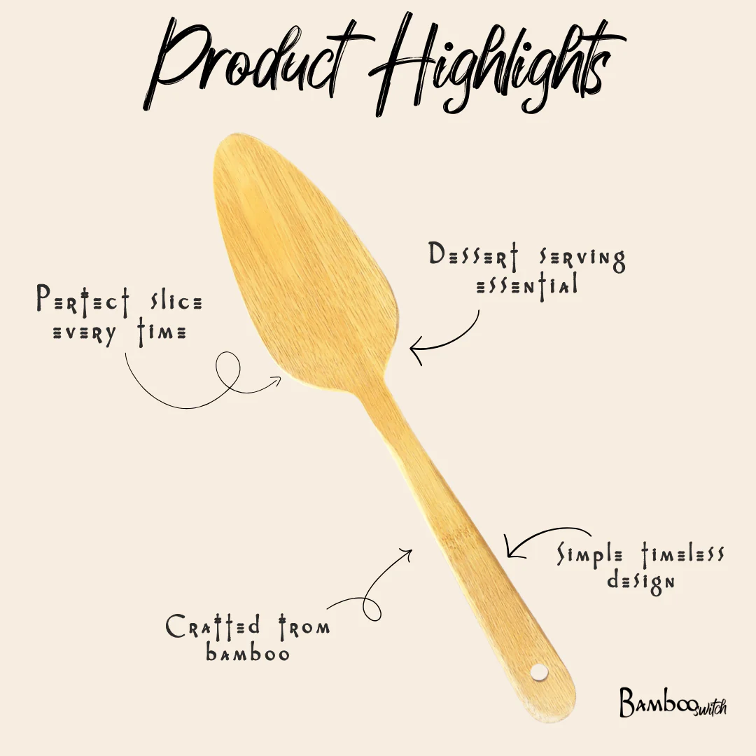 Bamboo Serving Spatula - Image 3