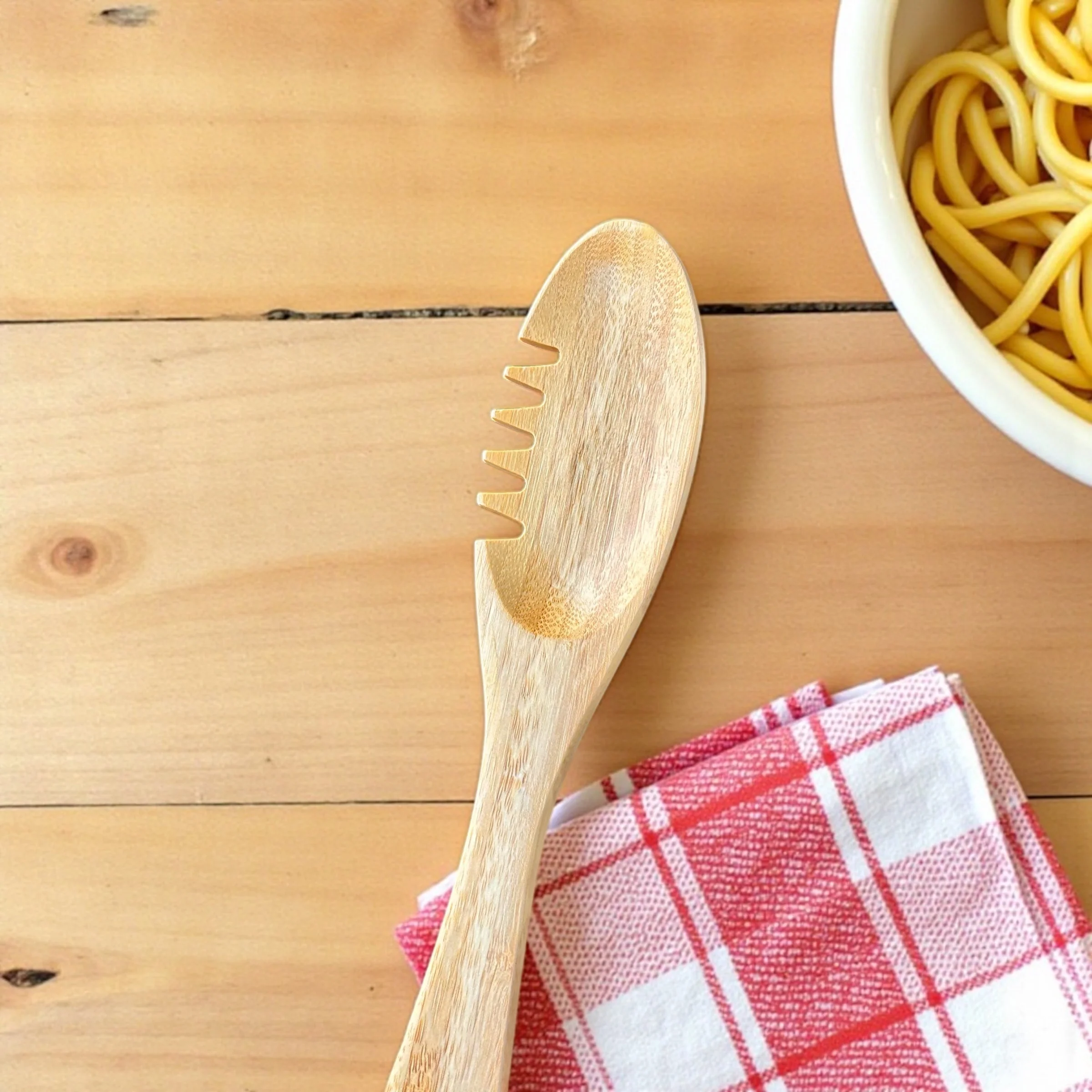 Bamboo Serving Utensil Spoon - Image 2