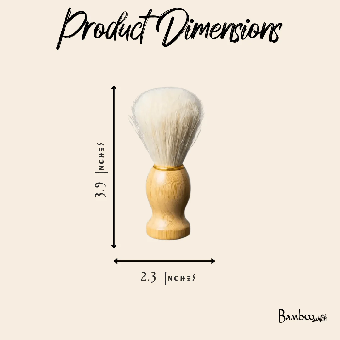 Bamboo Shave Brush - Image 4