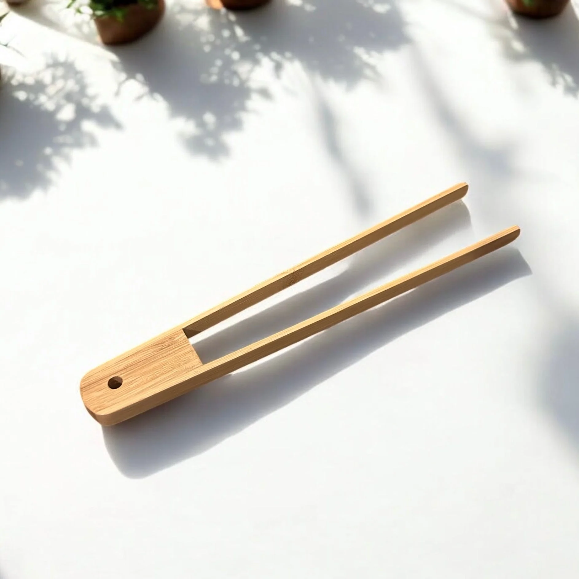 Bamboo Sleek Tong 10" - Image 2