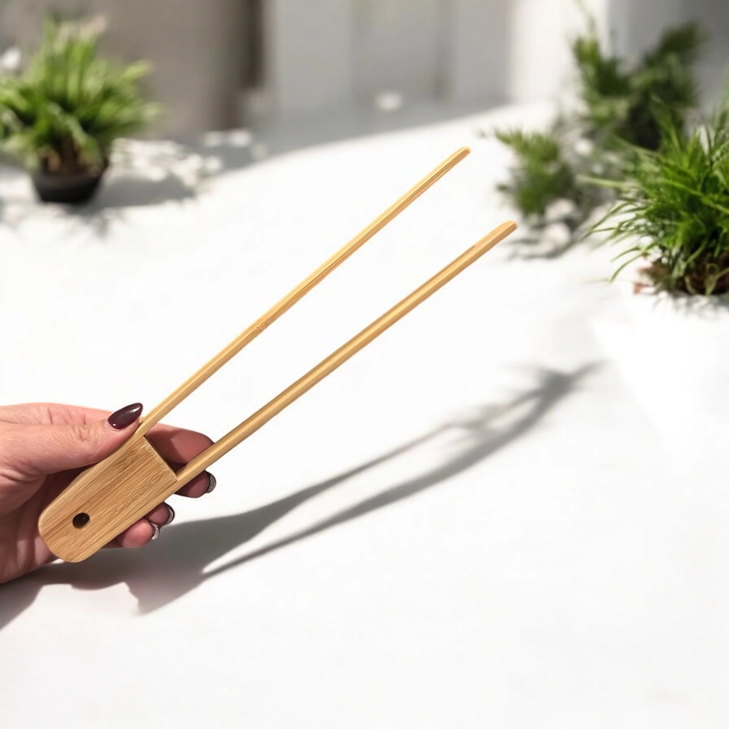 Bamboo Sleek Tong 10" - Image 3