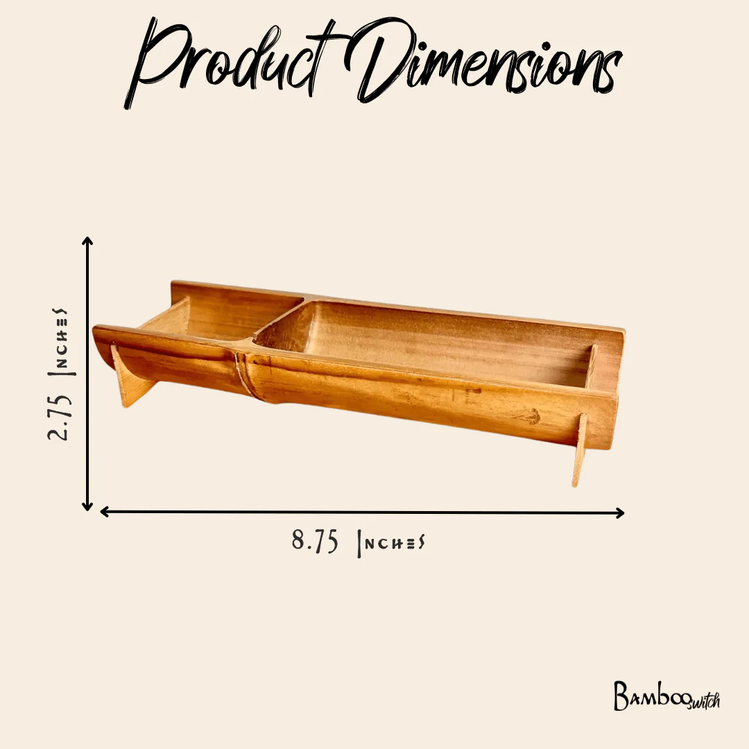 Bamboo Snack Tray - Image 7