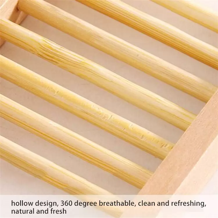 Bamboo Soap Bar Dish. Eco-Friendly - Image 8