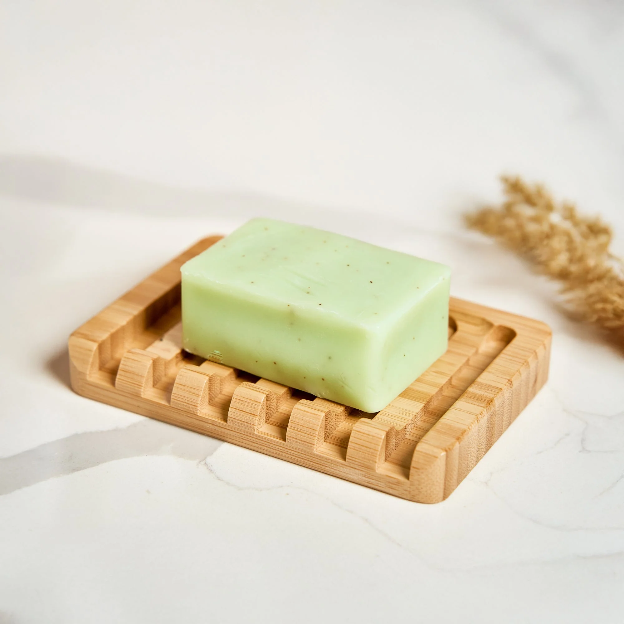 Bamboo Soap Bar Dish | Slated - Image 3